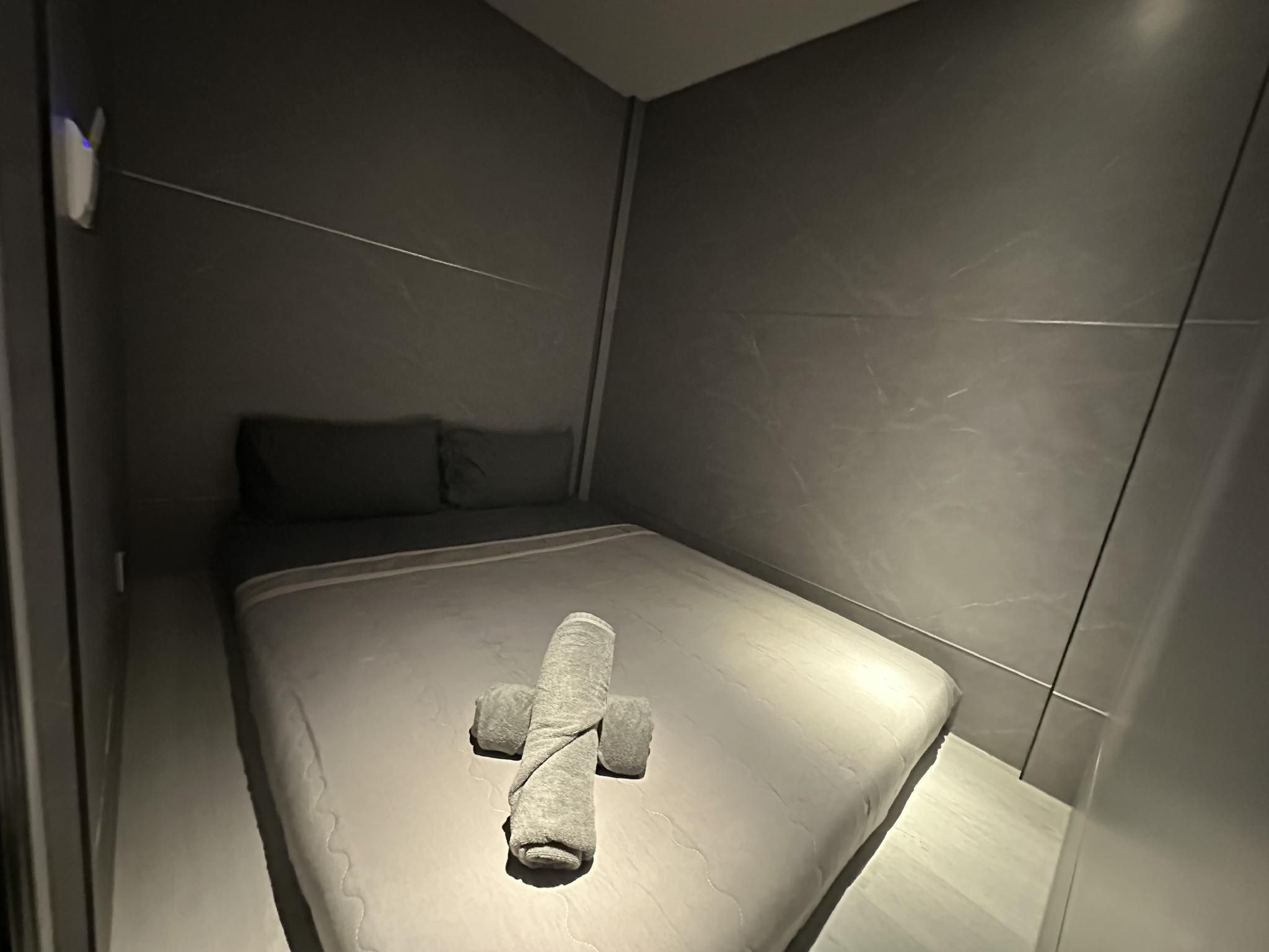 Queen Capsule with Shared Bathroom