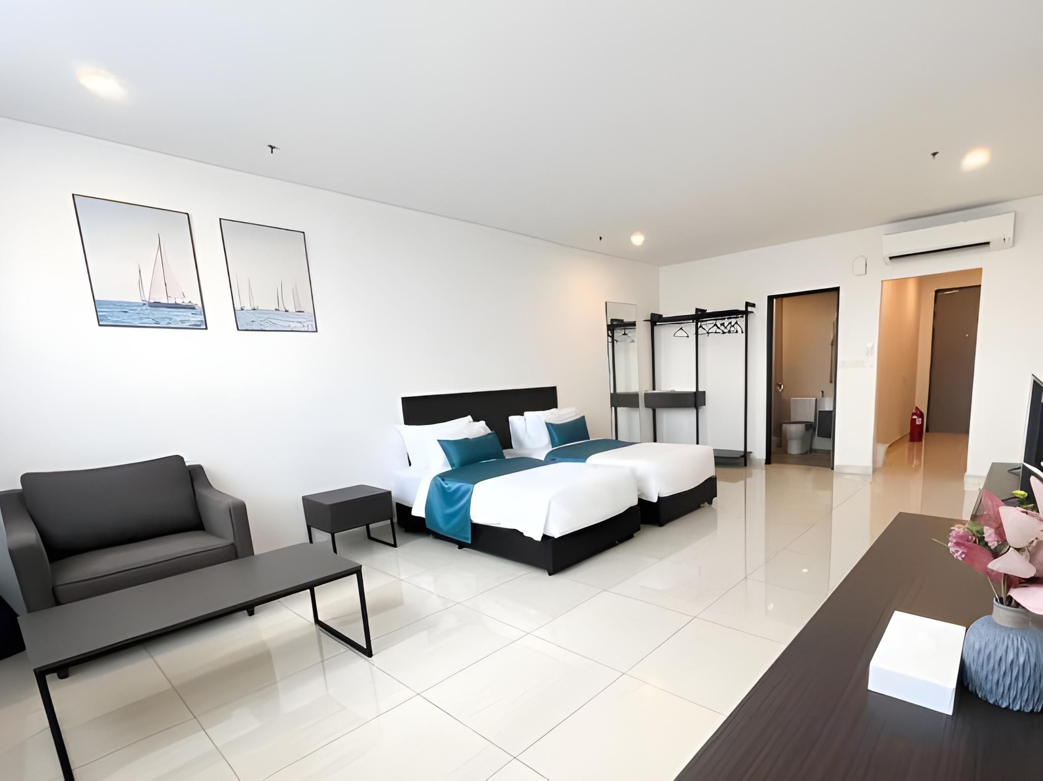 2 Single Bed, Studio Suite, Non-Smoking