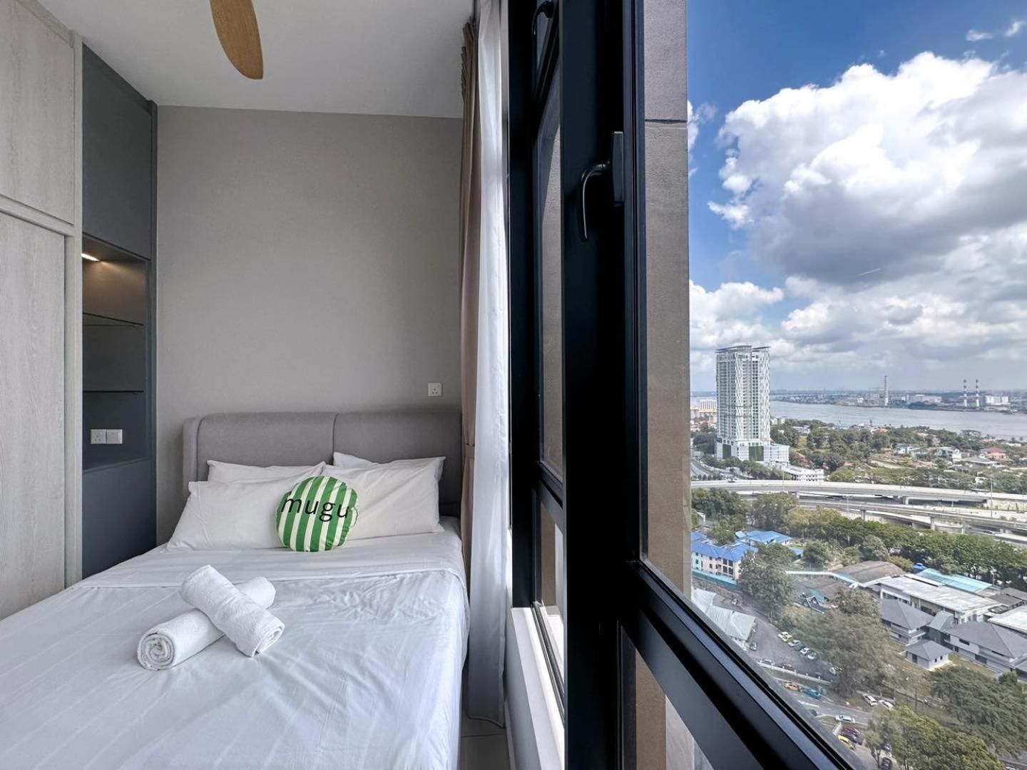 Three-Bedroom Premium Apartment with Balcony