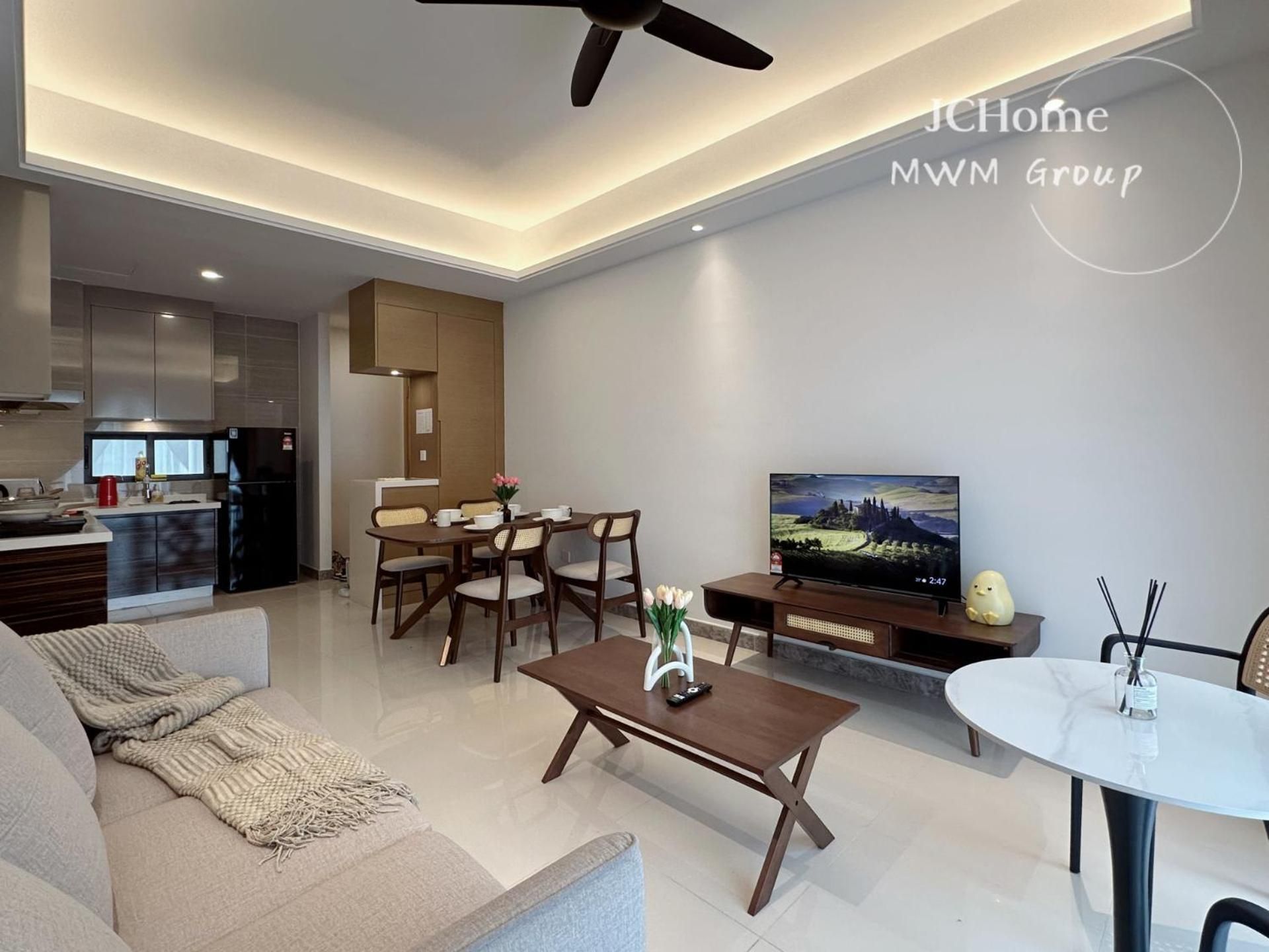 Two-Bedroom Apartment with Balcony