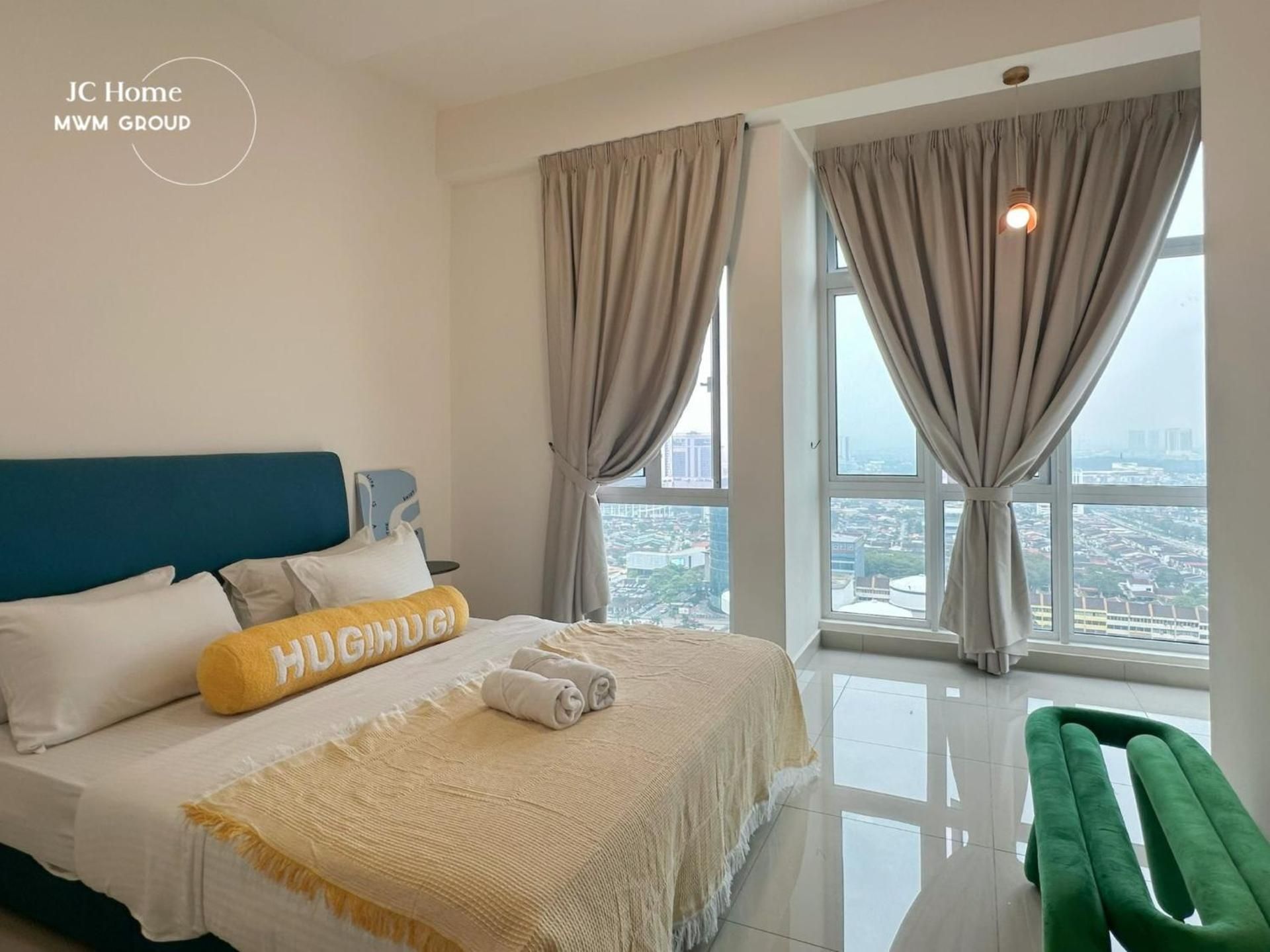 Two-Bedroom Apartment with Balcony