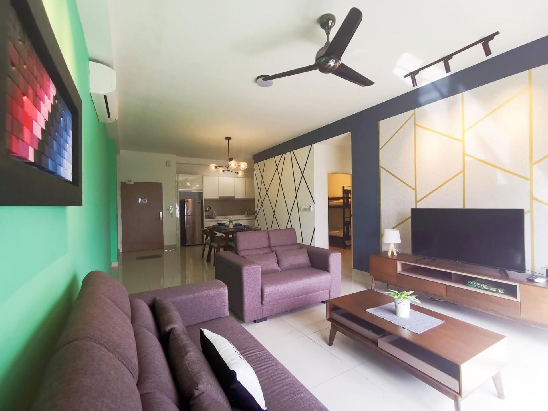 Three-Bedroom Apartment with View