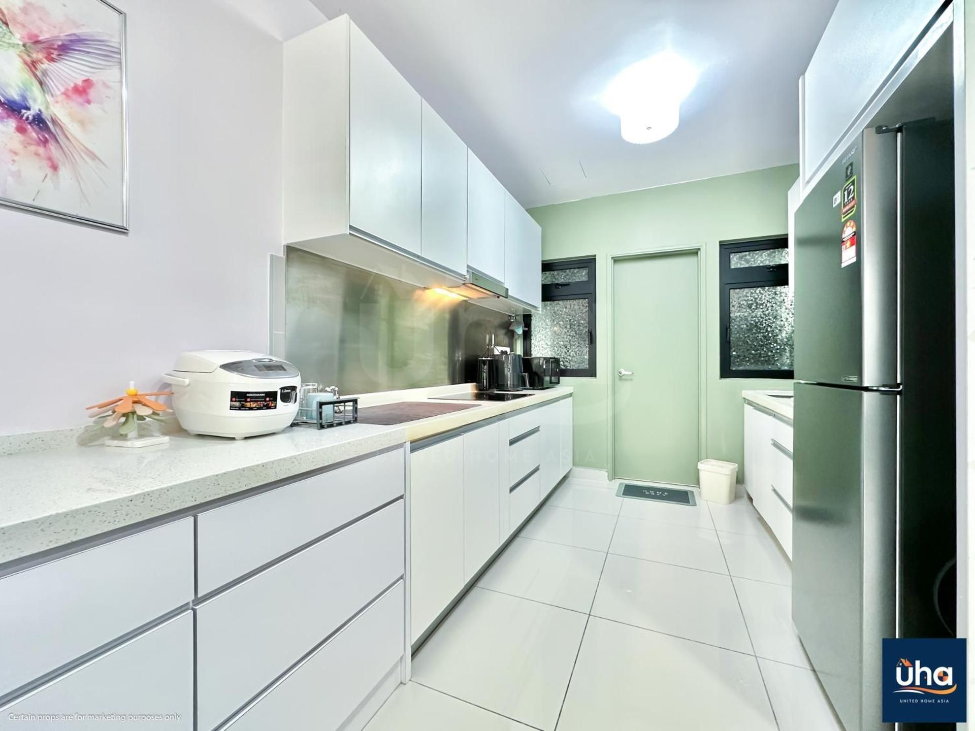 Three-Bedroom Apartment with Balcony