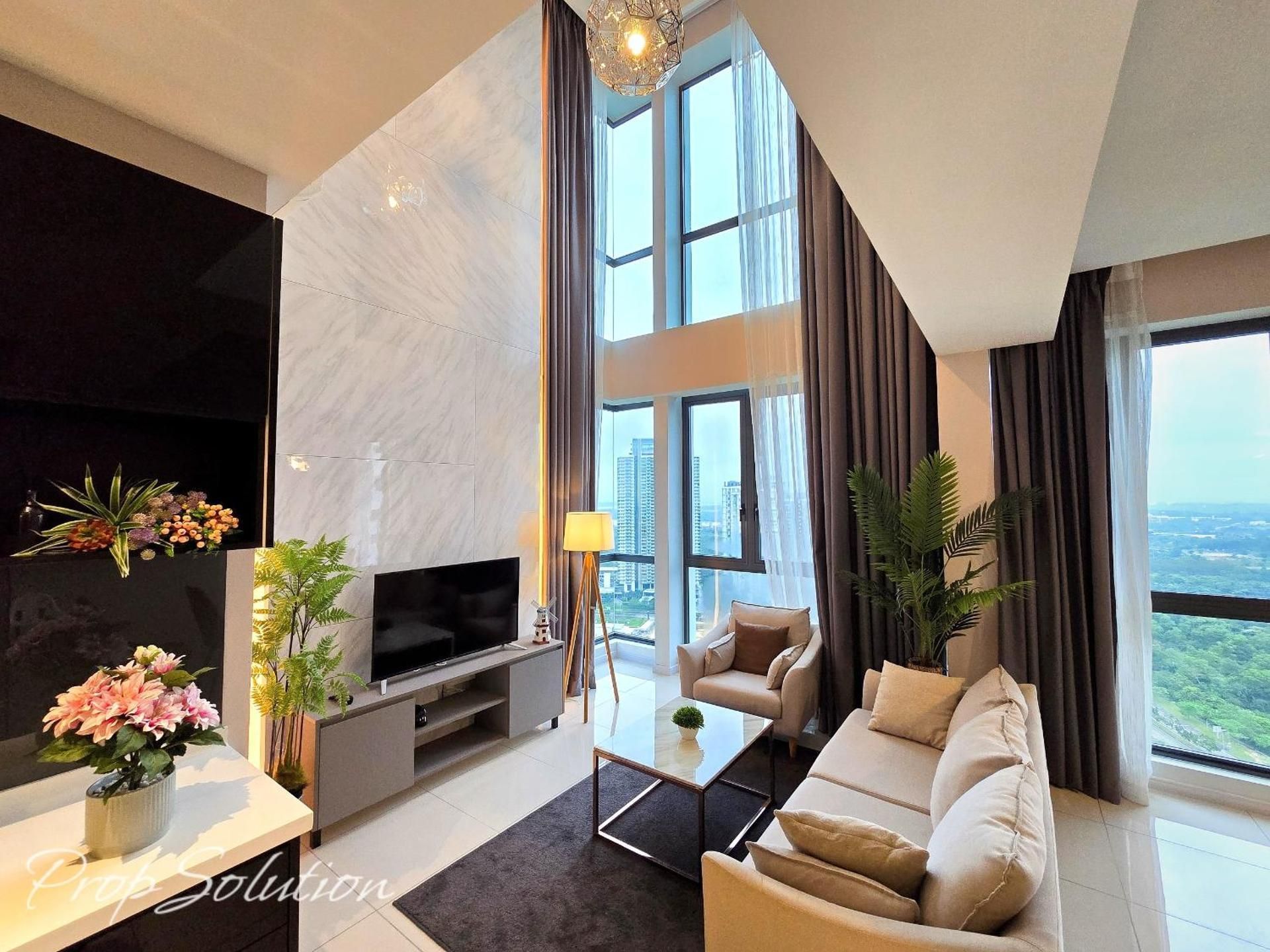 Three-Bedroom Loft Apartment