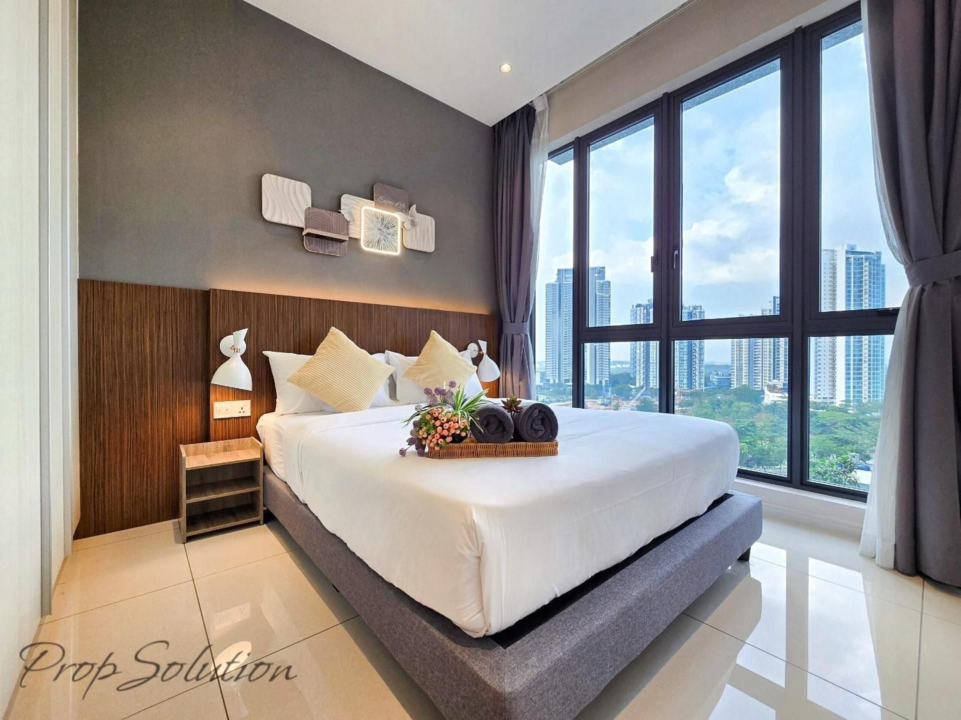 Two-Bedroom Apartment with Pool View