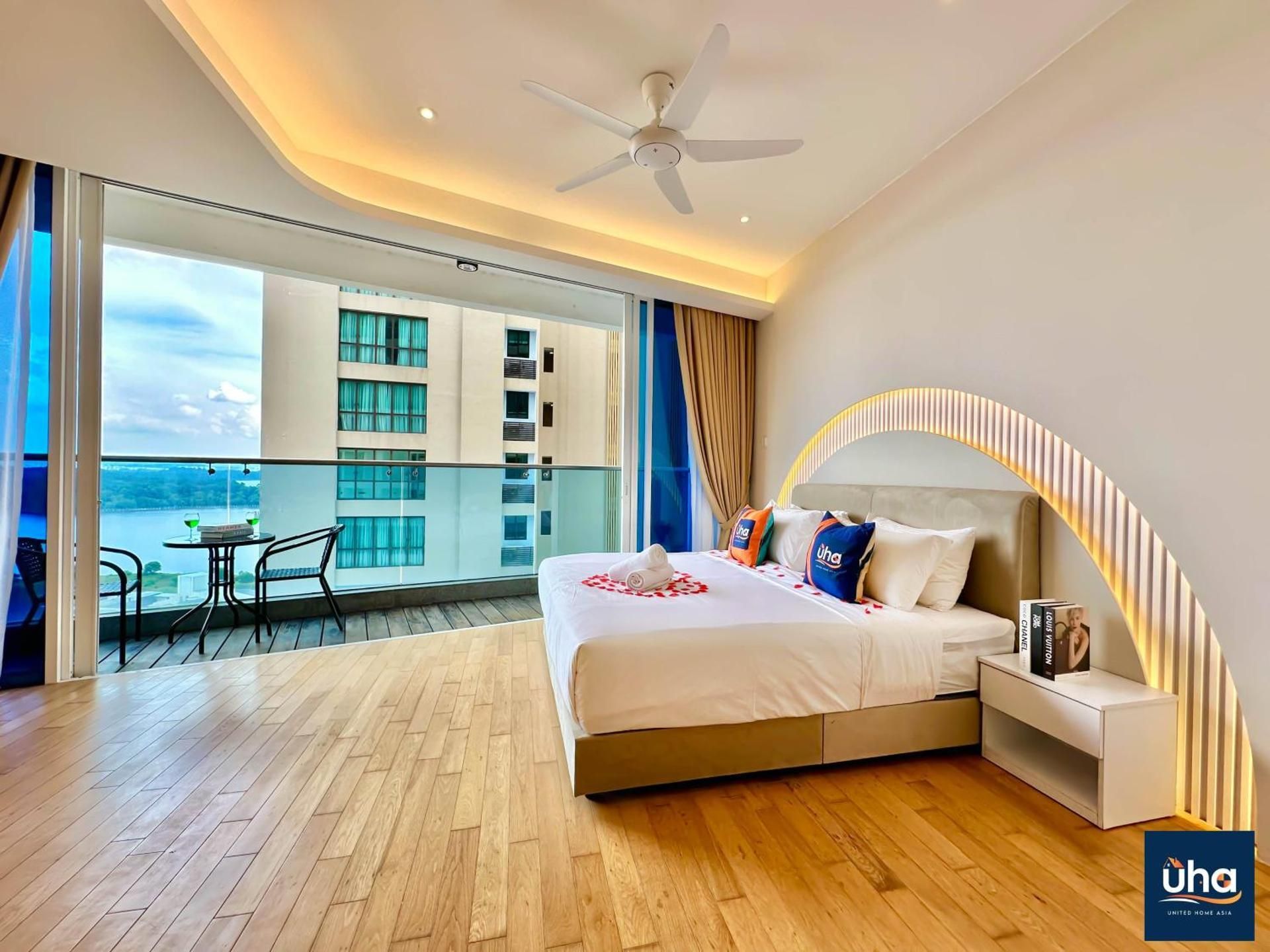 Three-Bedroom Apartment with Sea View