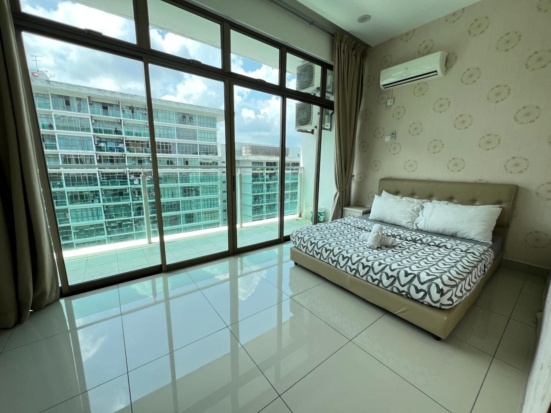 Studio with Balcony