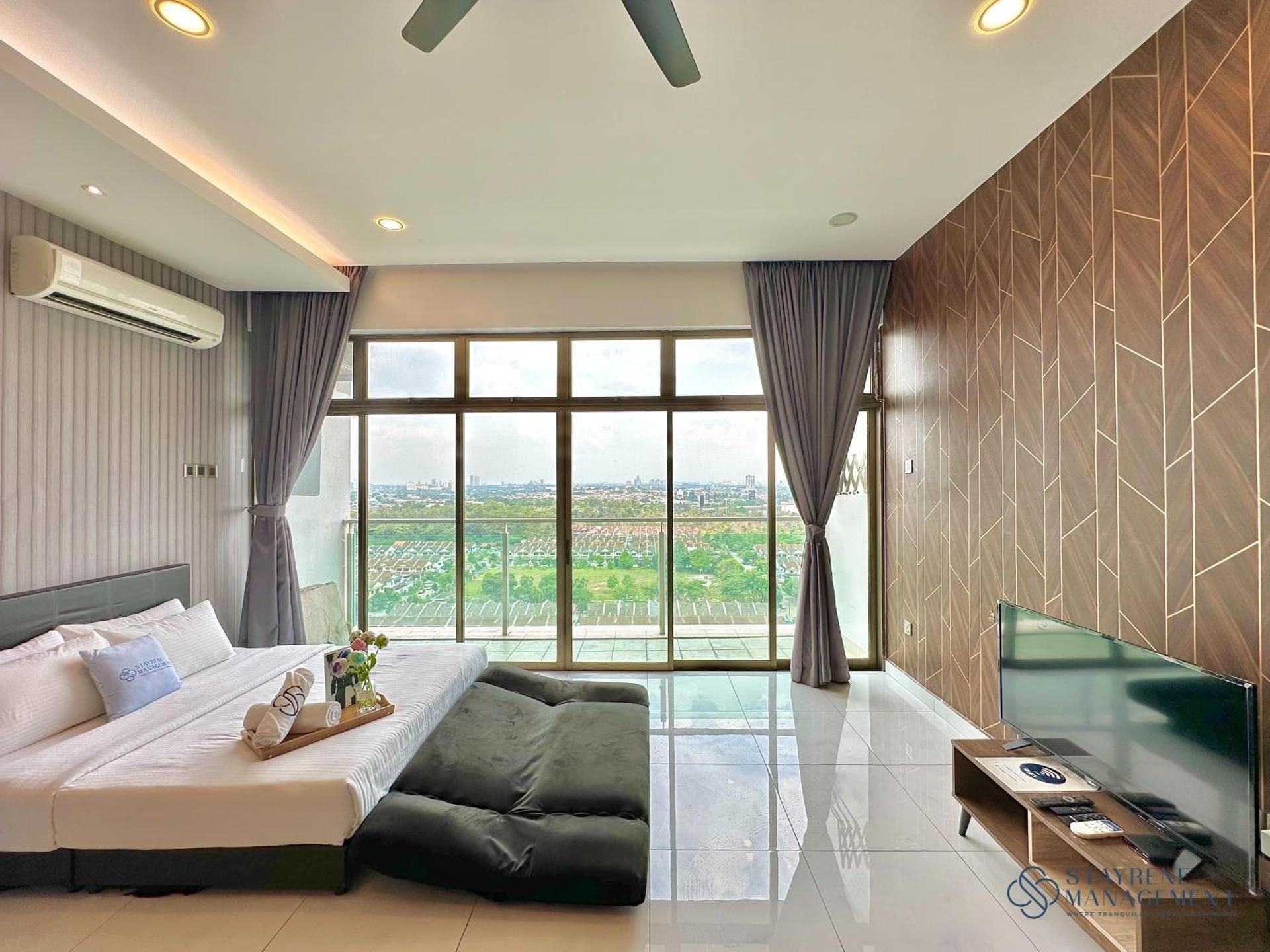 Studio with Balcony