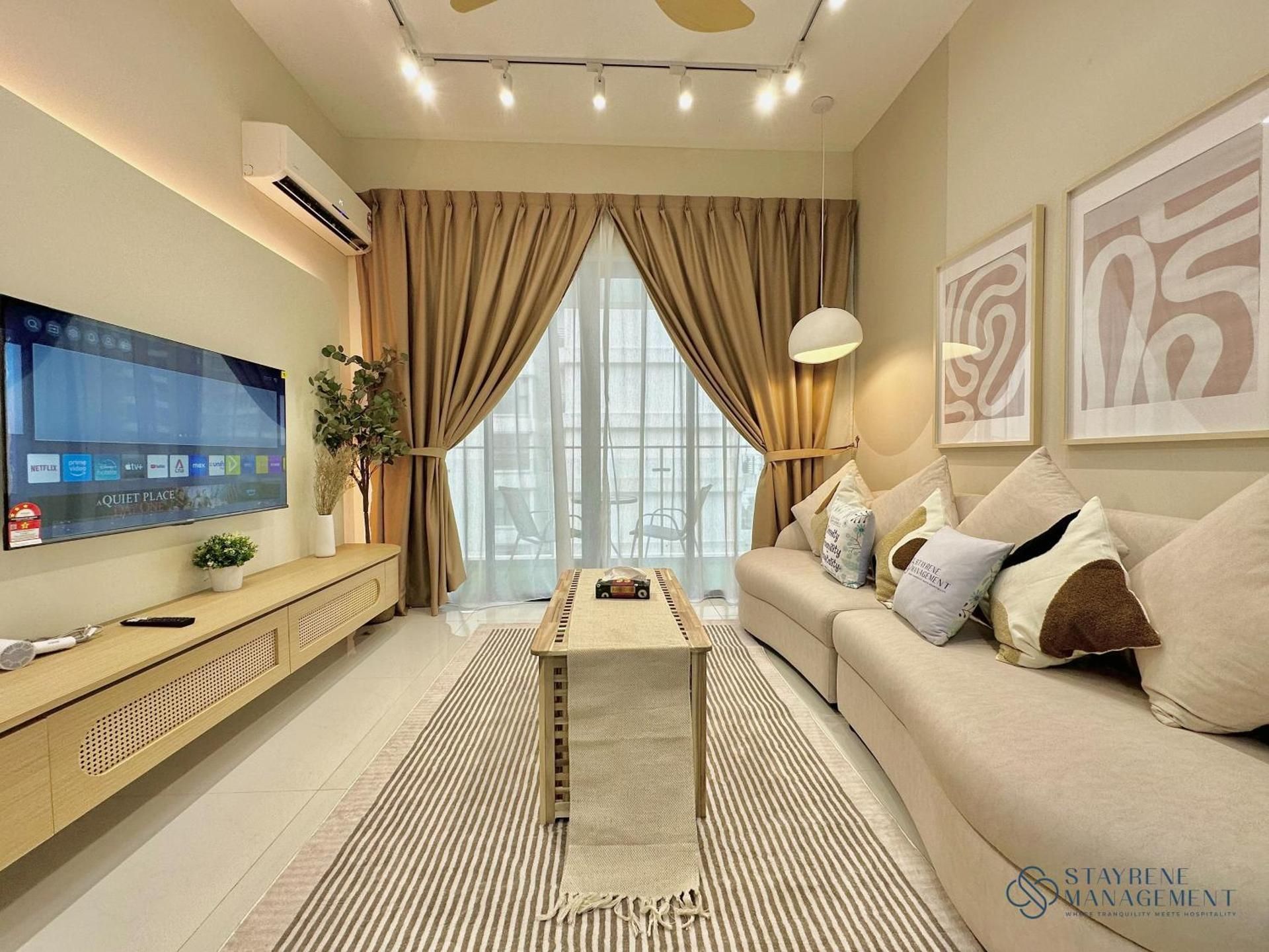 Two-Bedroom Apartment with Balcony