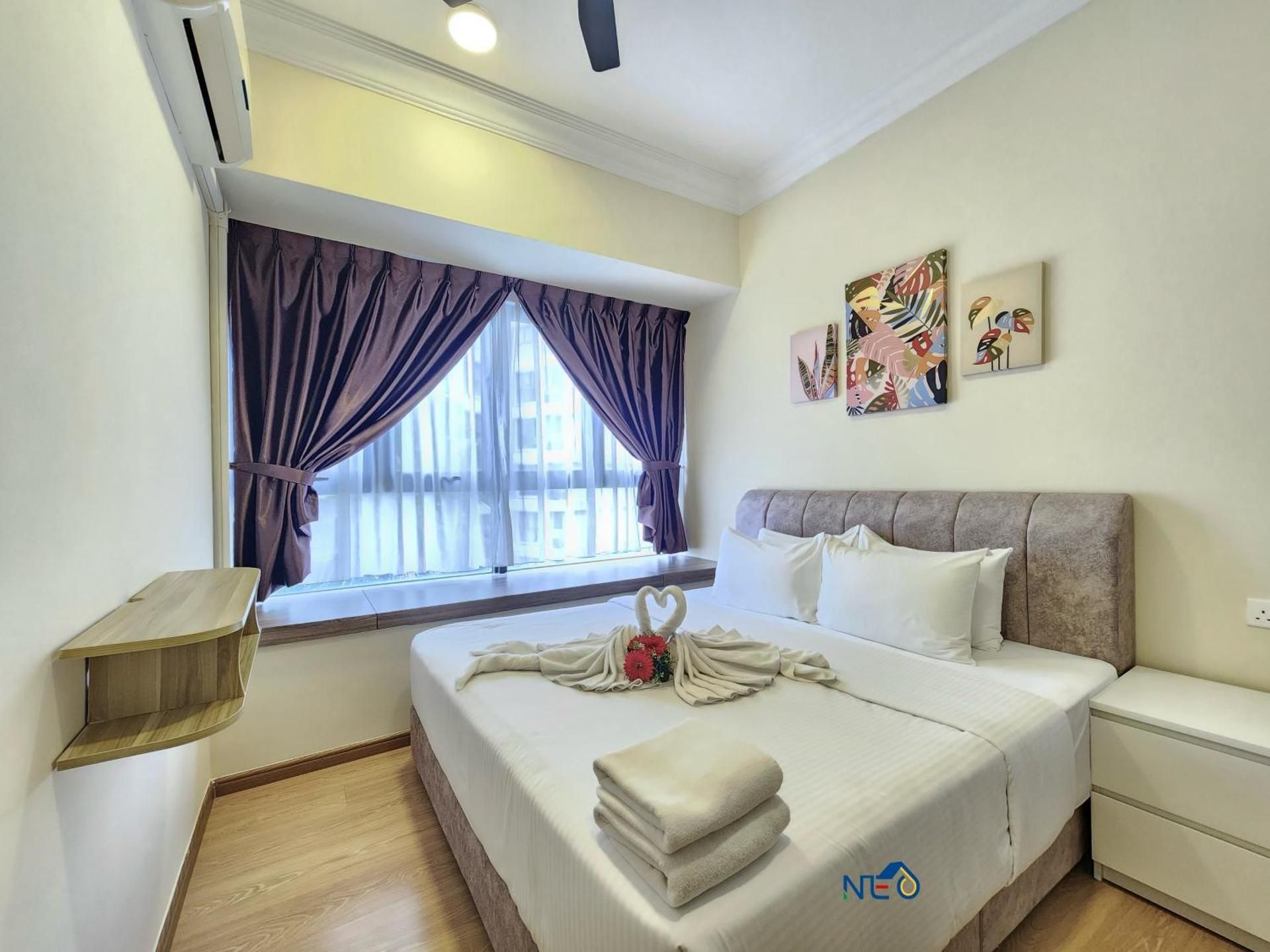 Two-Bedroom Apartment with Balcony