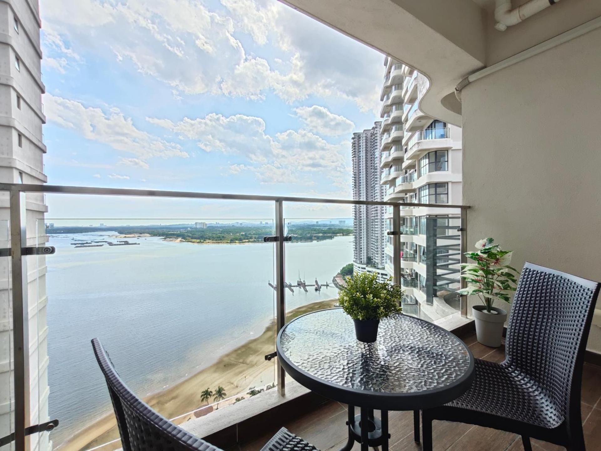 Three-Bedroom Apartment with Sea View