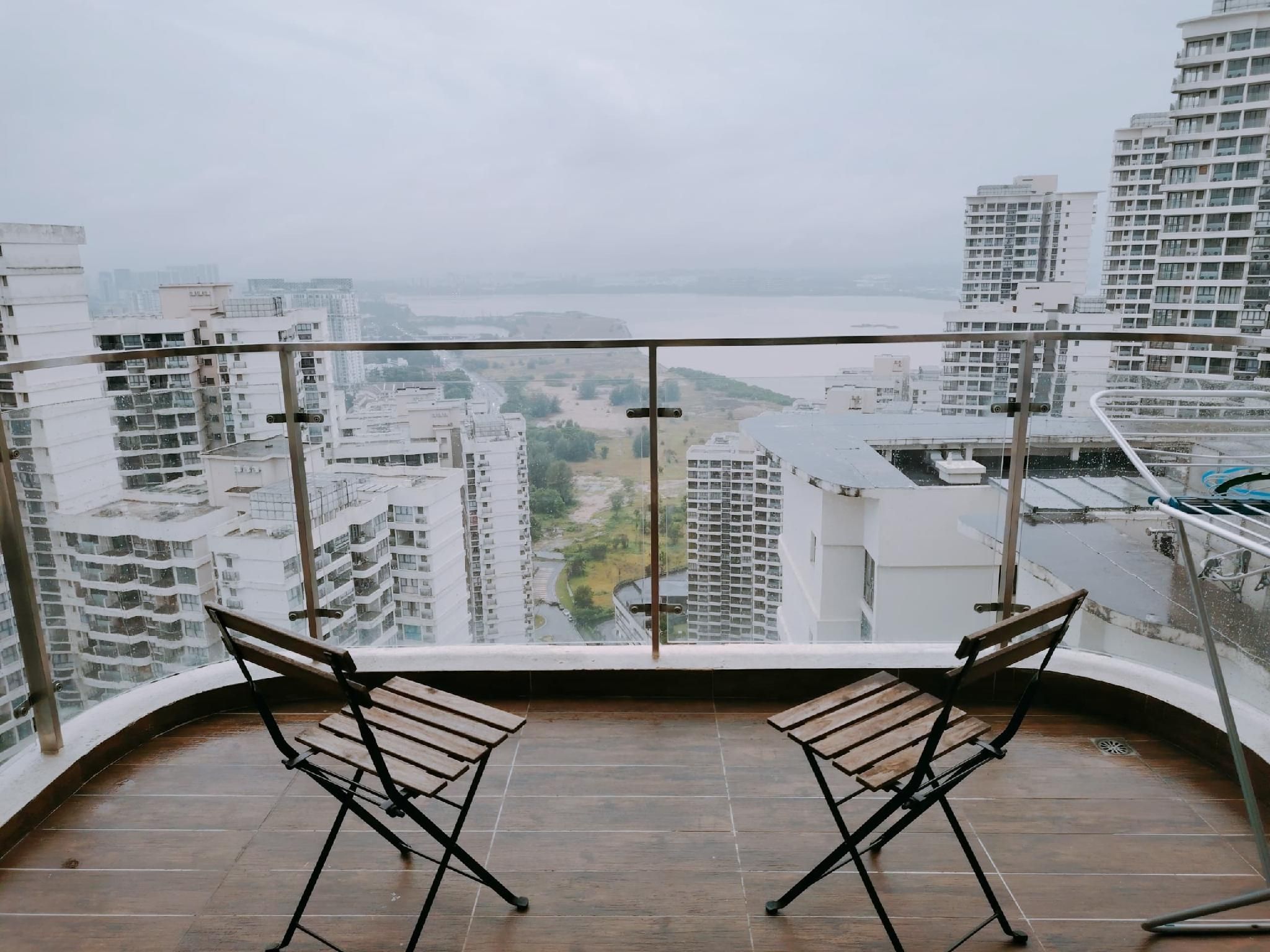 Two Bedroom Sea View Apartment with Balcony
