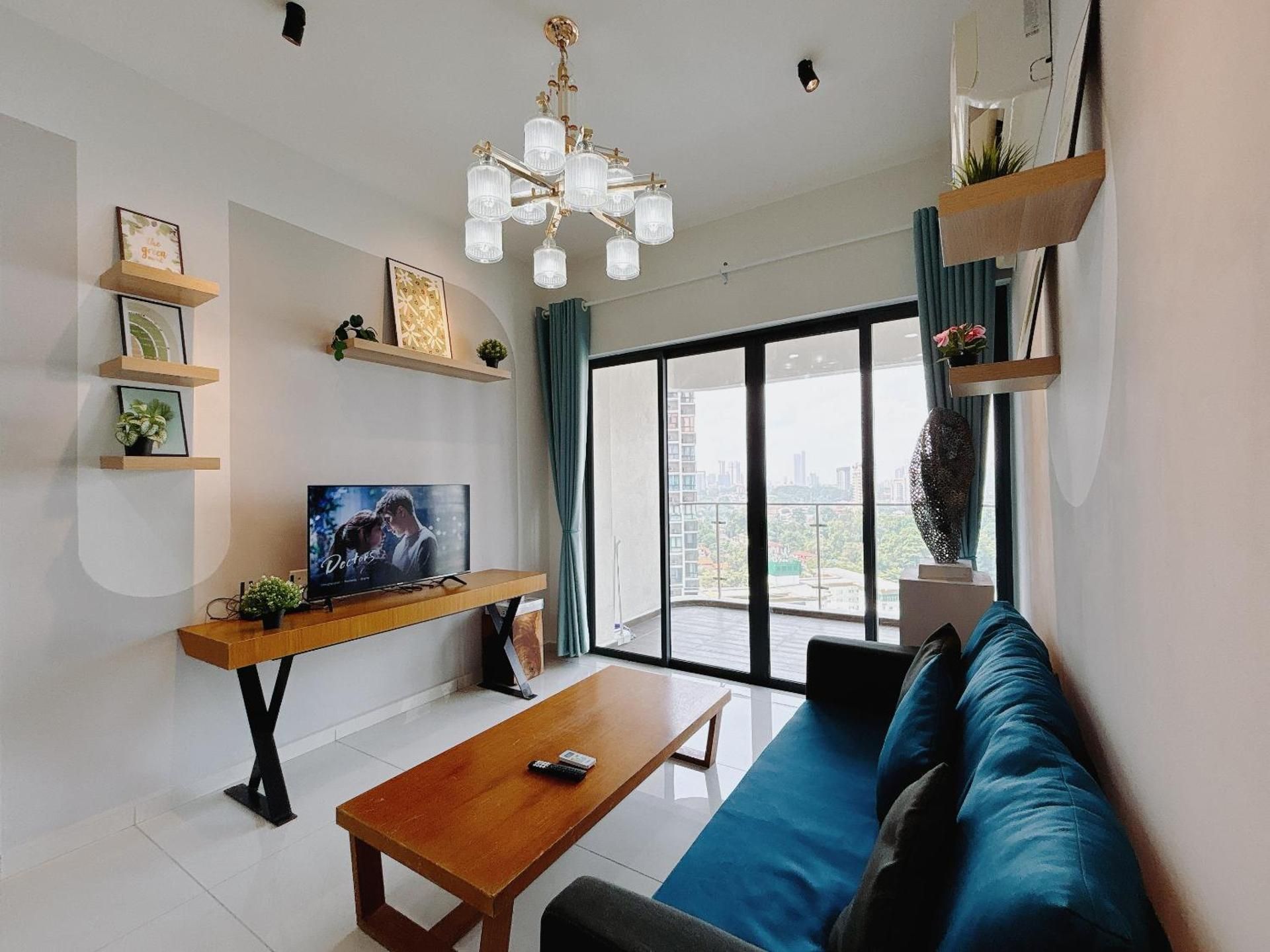 Two-Bedroom Apartment with Pool View