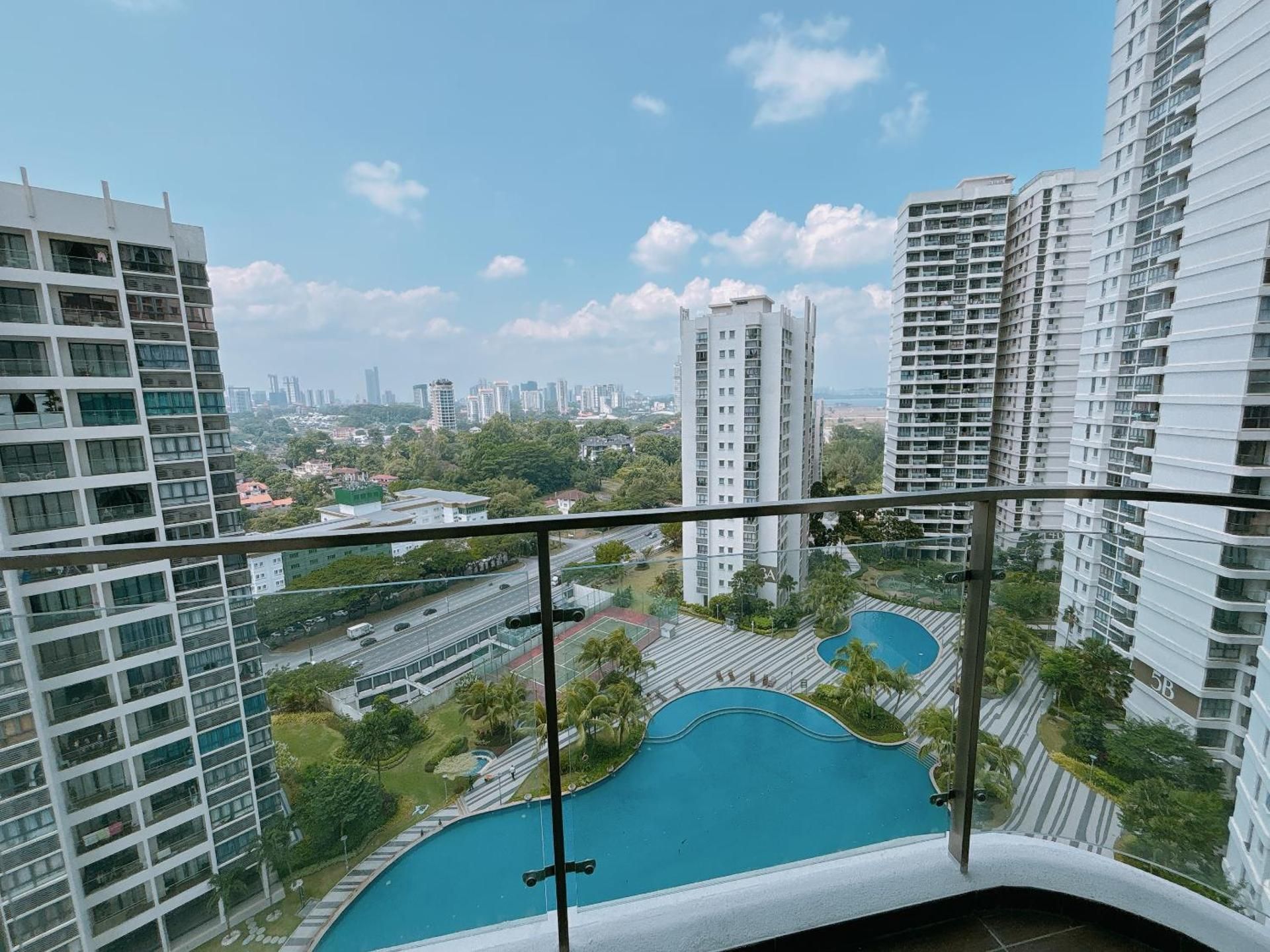 Two-Bedroom Apartment with Pool View