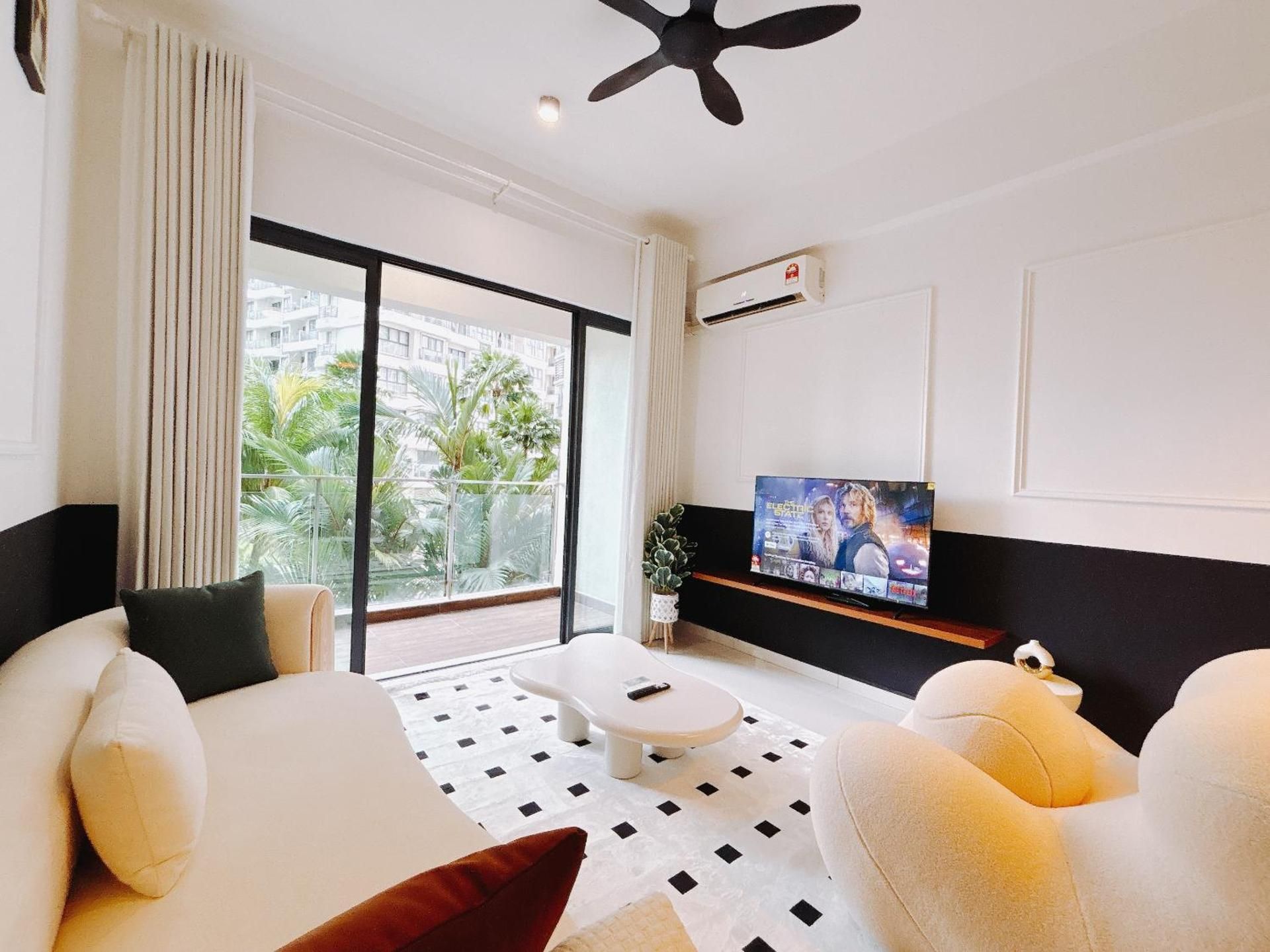 Two-Bedroom Apartment with Garden View