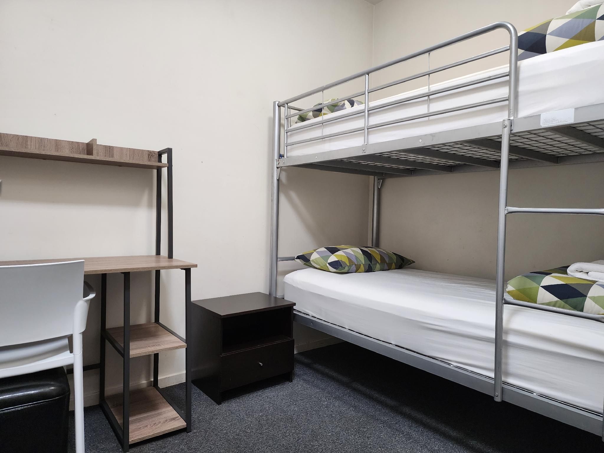 Private Twin Room with Shared Bathroom