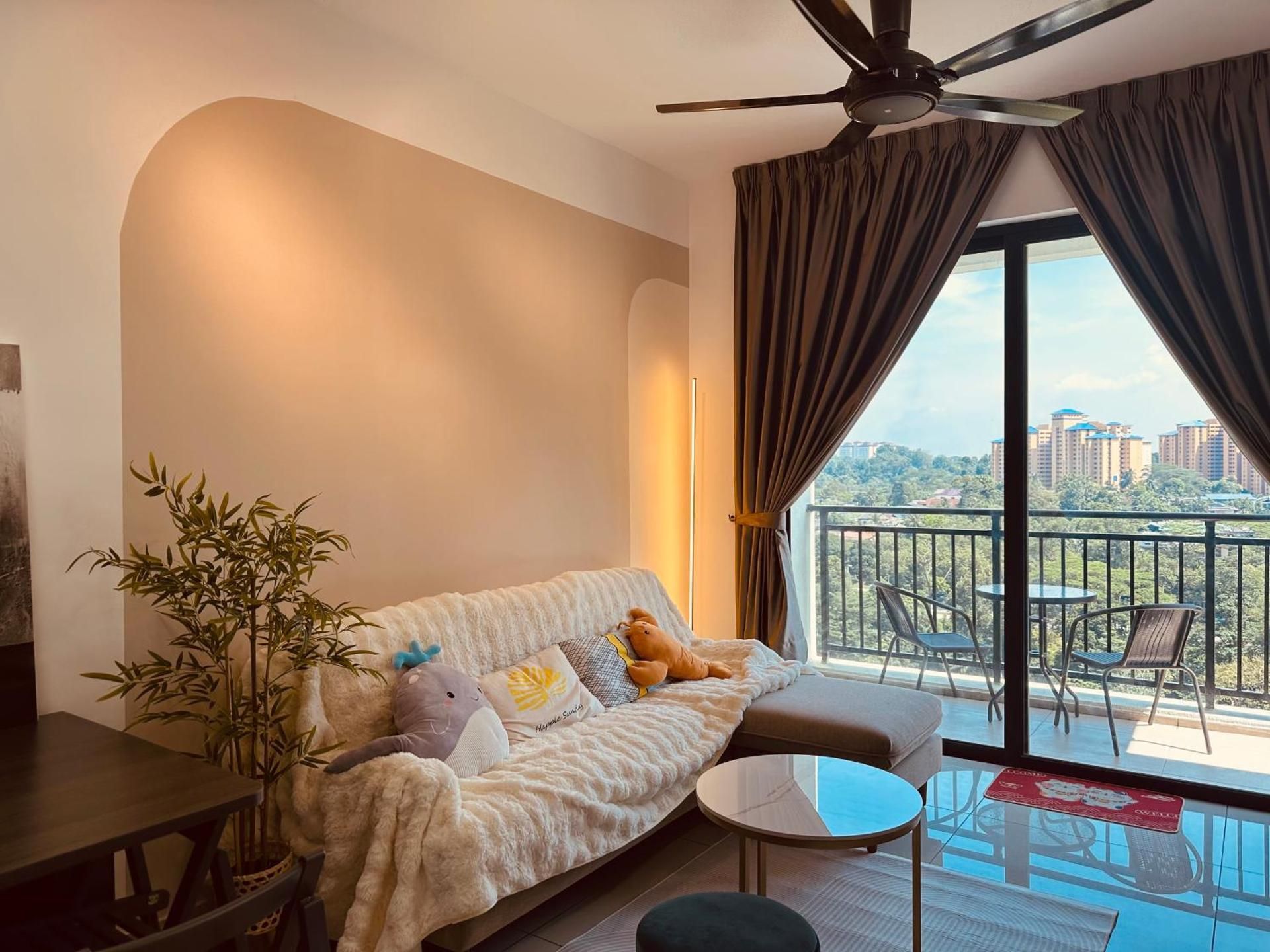 Apartment with View and Balcony