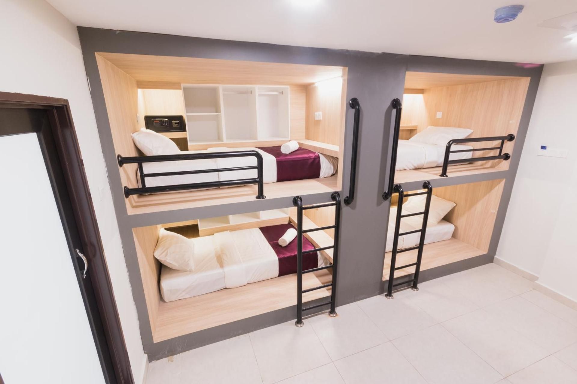 Bunk Bed in a Mixed Dormitory