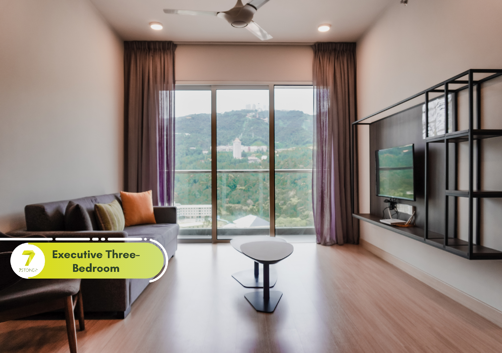3-Bedroom Executive Suite with Balcony