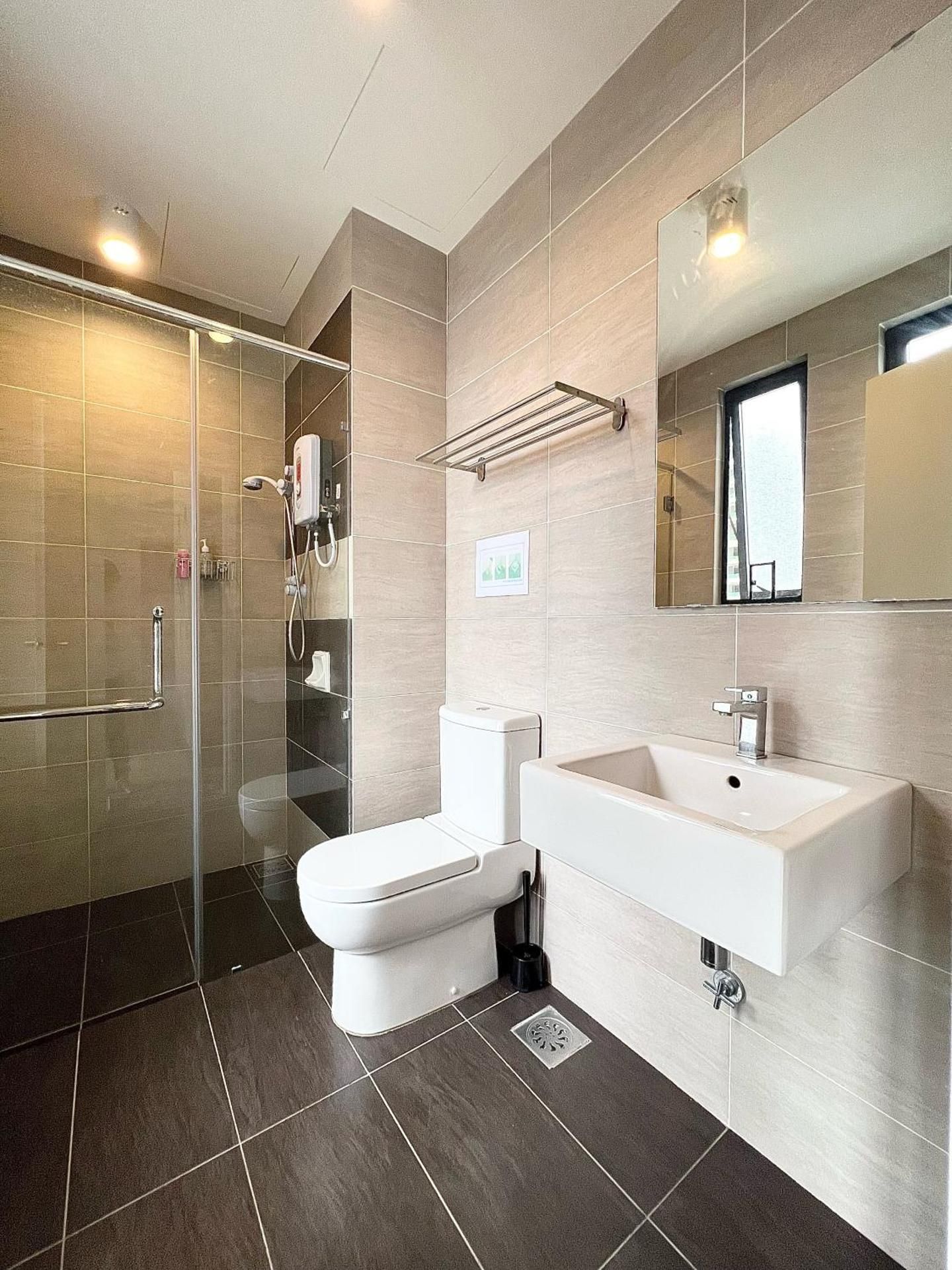 3 Room Apartment - 2 Bedroom and 1 Living Room with Balcony