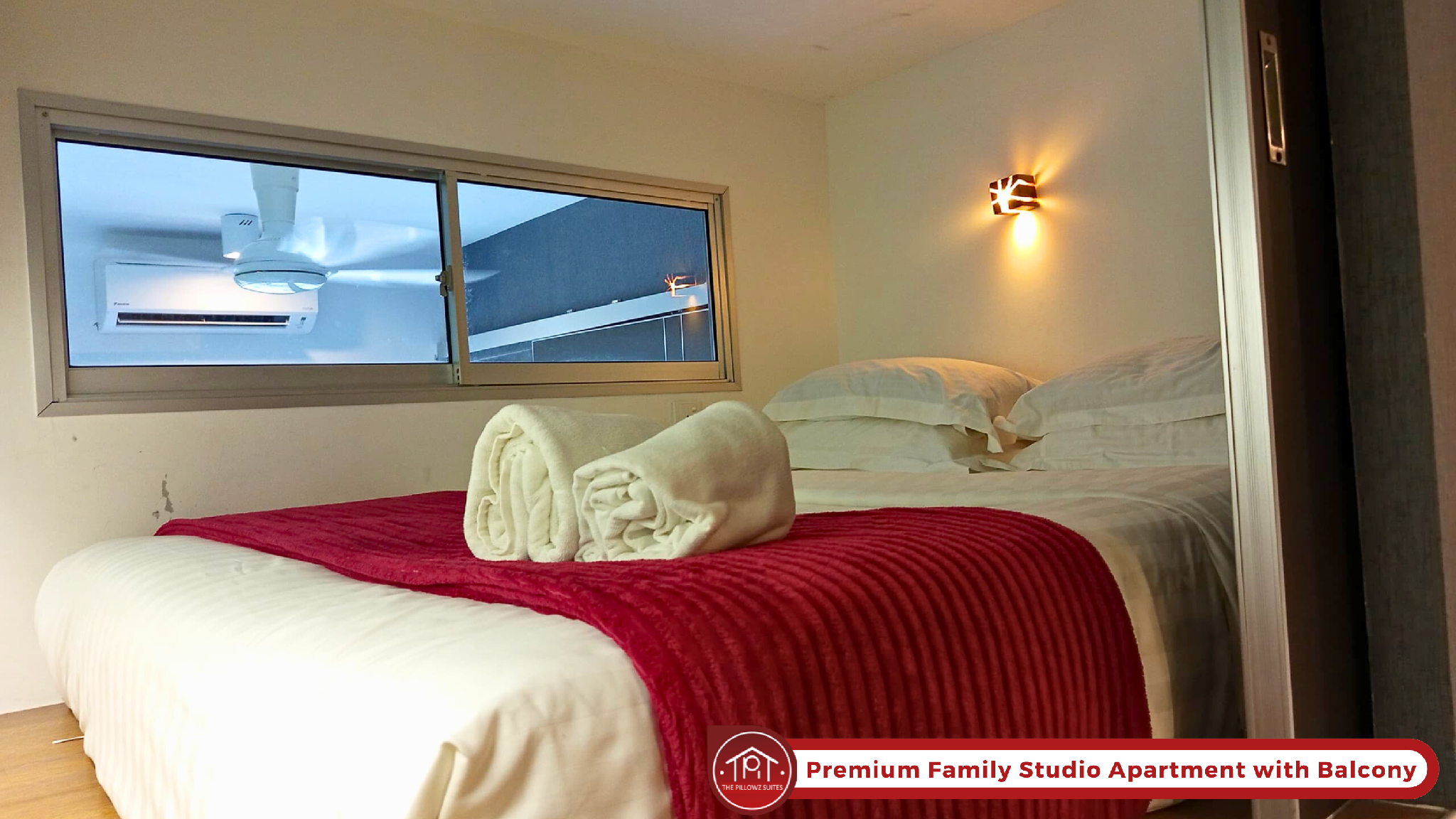 Premium Family Studio Apartment with Balcony
