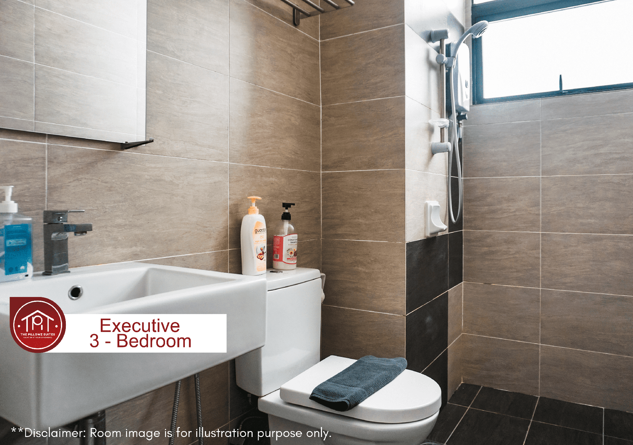 Two-Bedroom Executive Apartment with Balcony