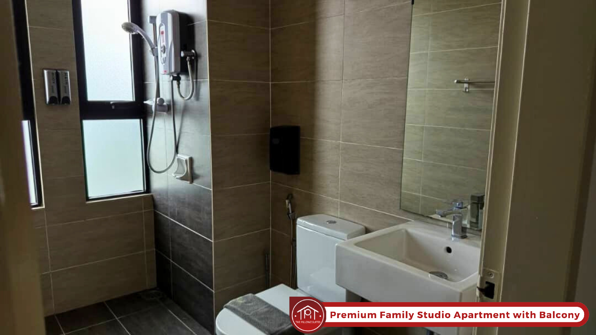 Premium Family Studio Apartment with Balcony
