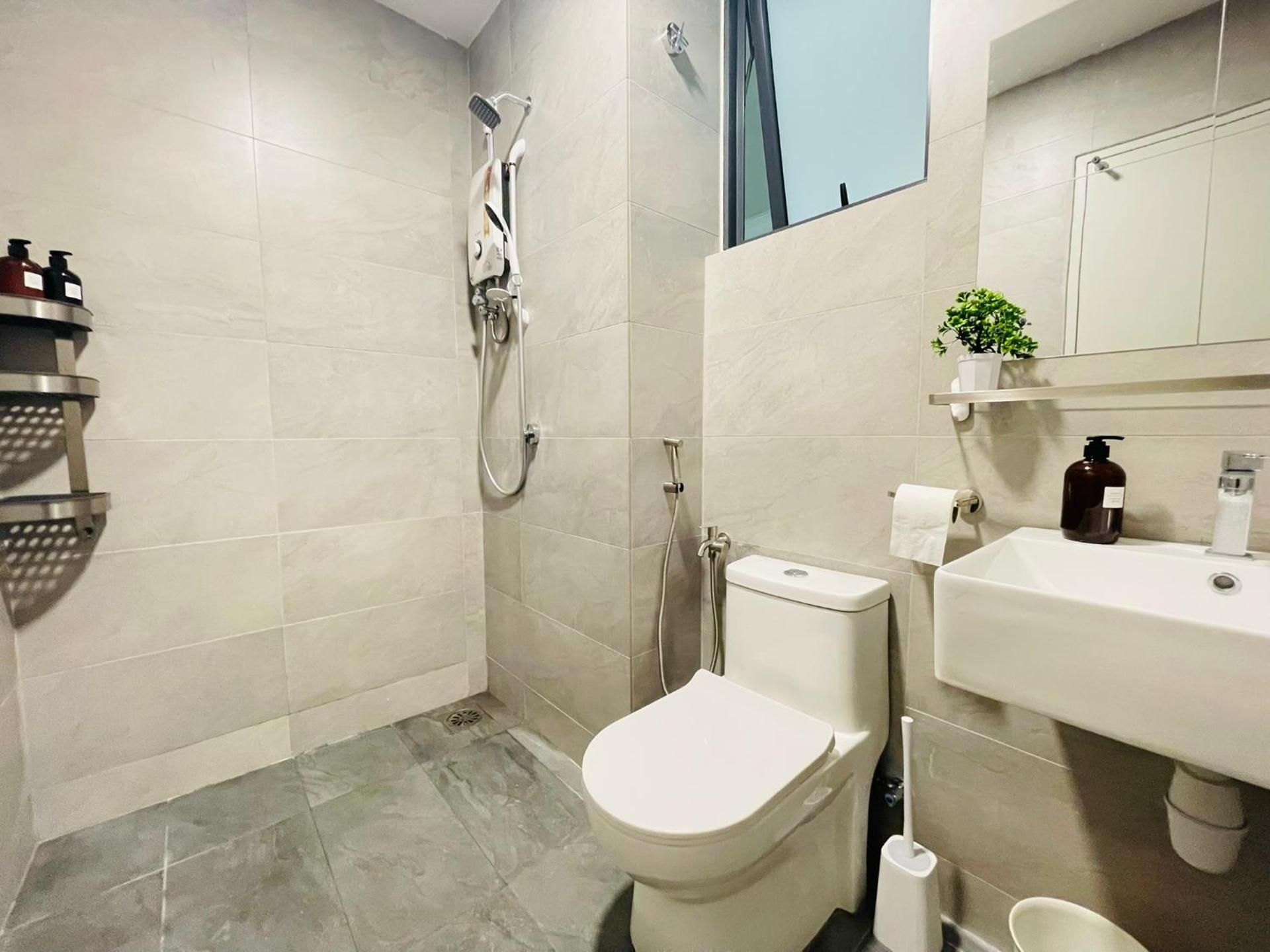 Three-Bedroom Apartment with Balcony