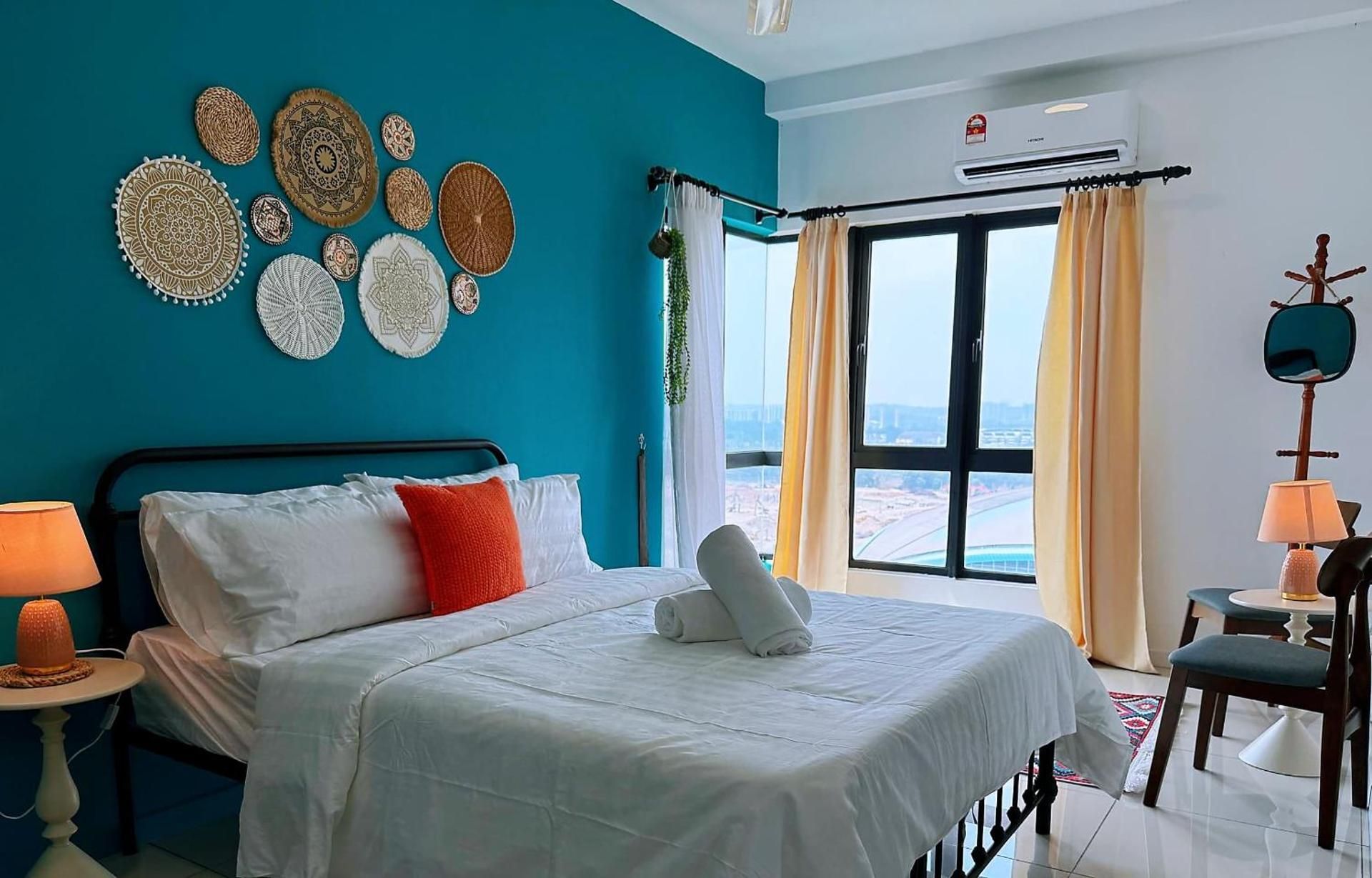 Three-Bedroom Premium Apartment with Balcony