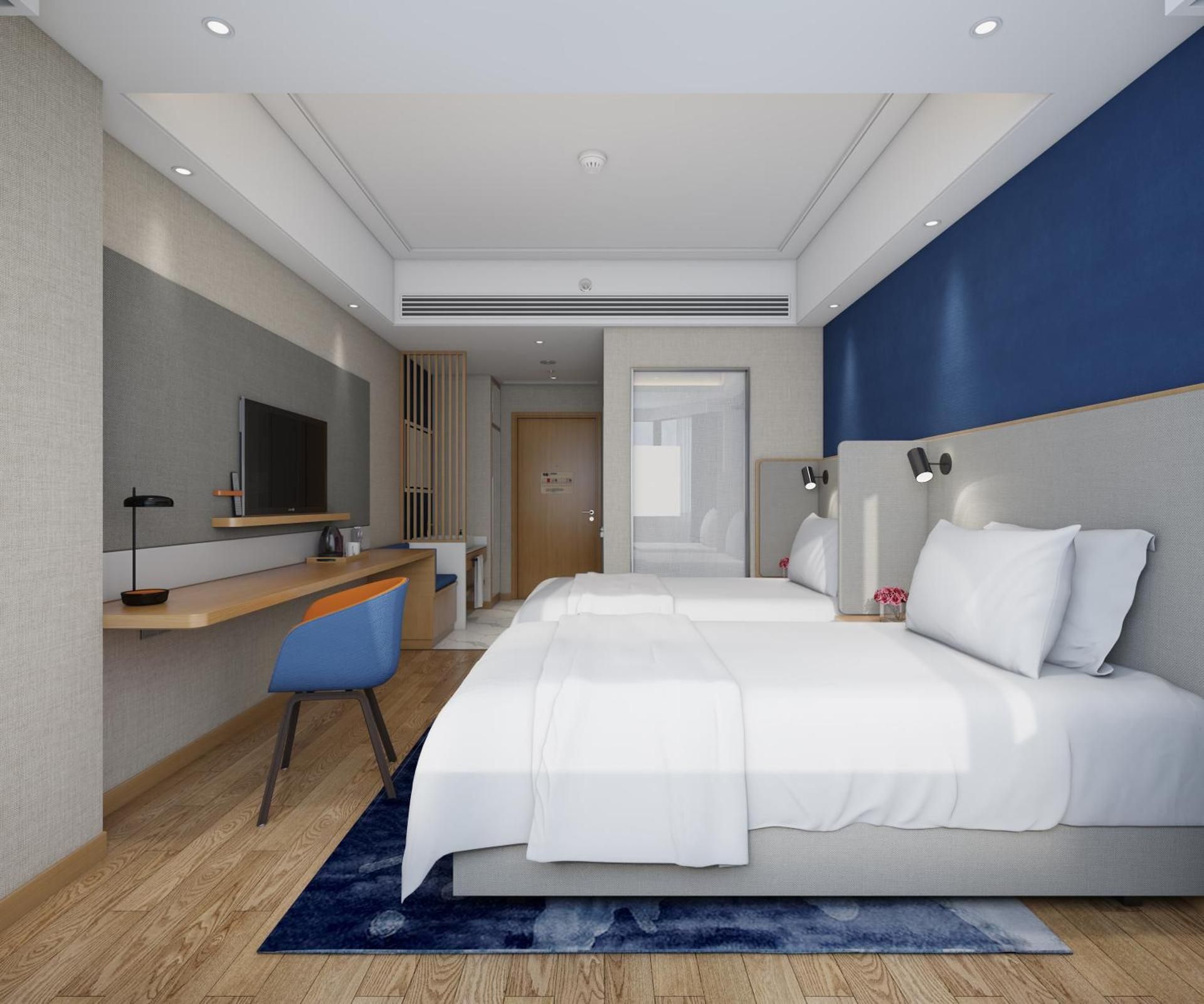 2 Twin Standard High Floor City View