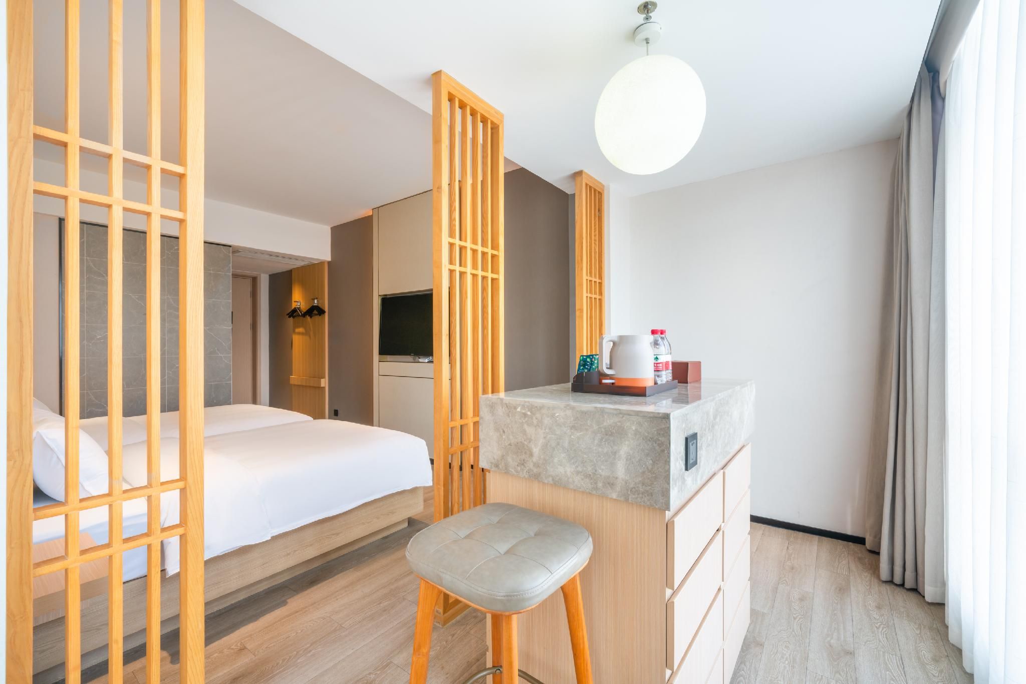 Orange Hotel Dongguan Dongcheng Wanda Huazhu - Deluxe Twin Room with the View 2