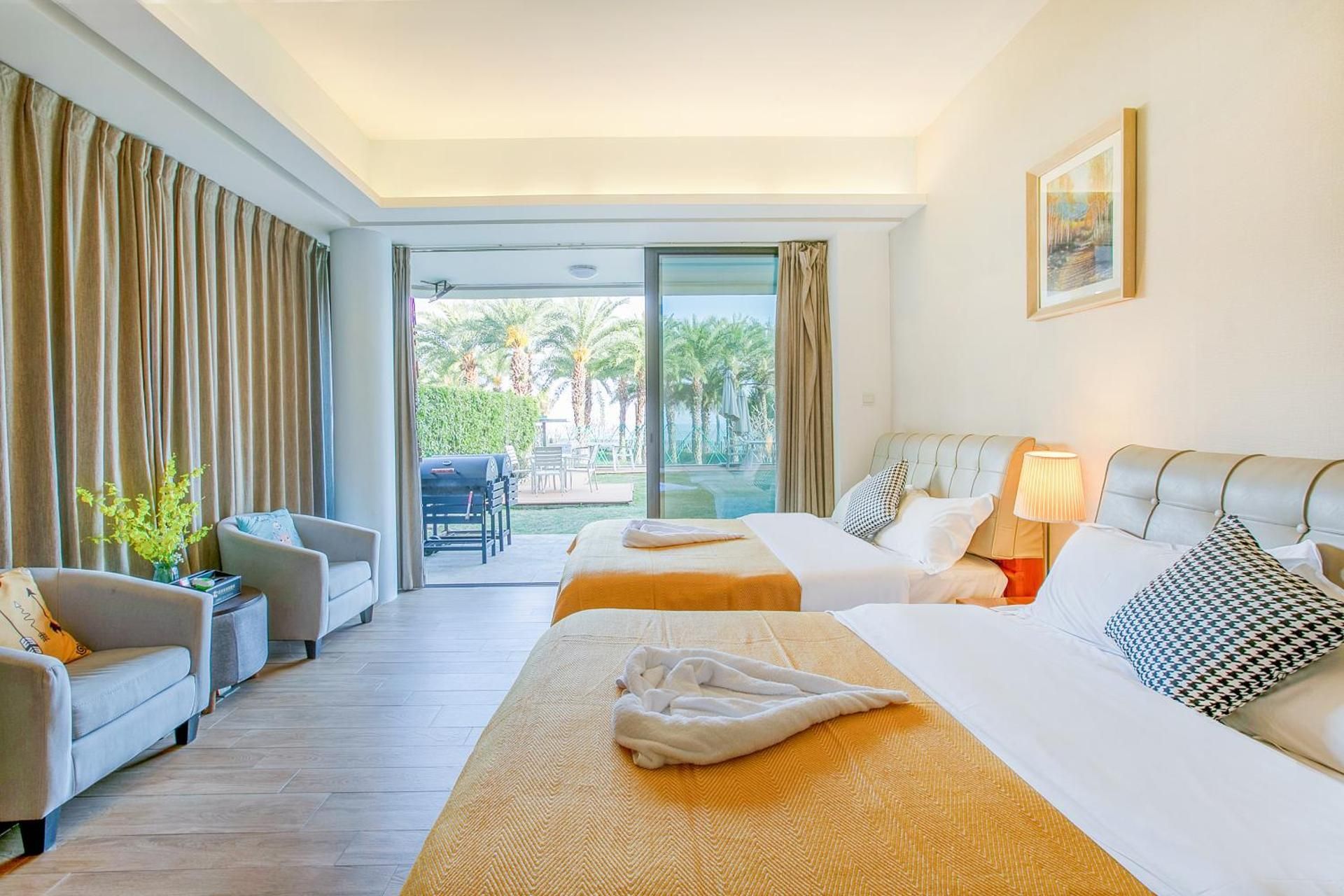 Three-Bedroom Apartment with Sea View