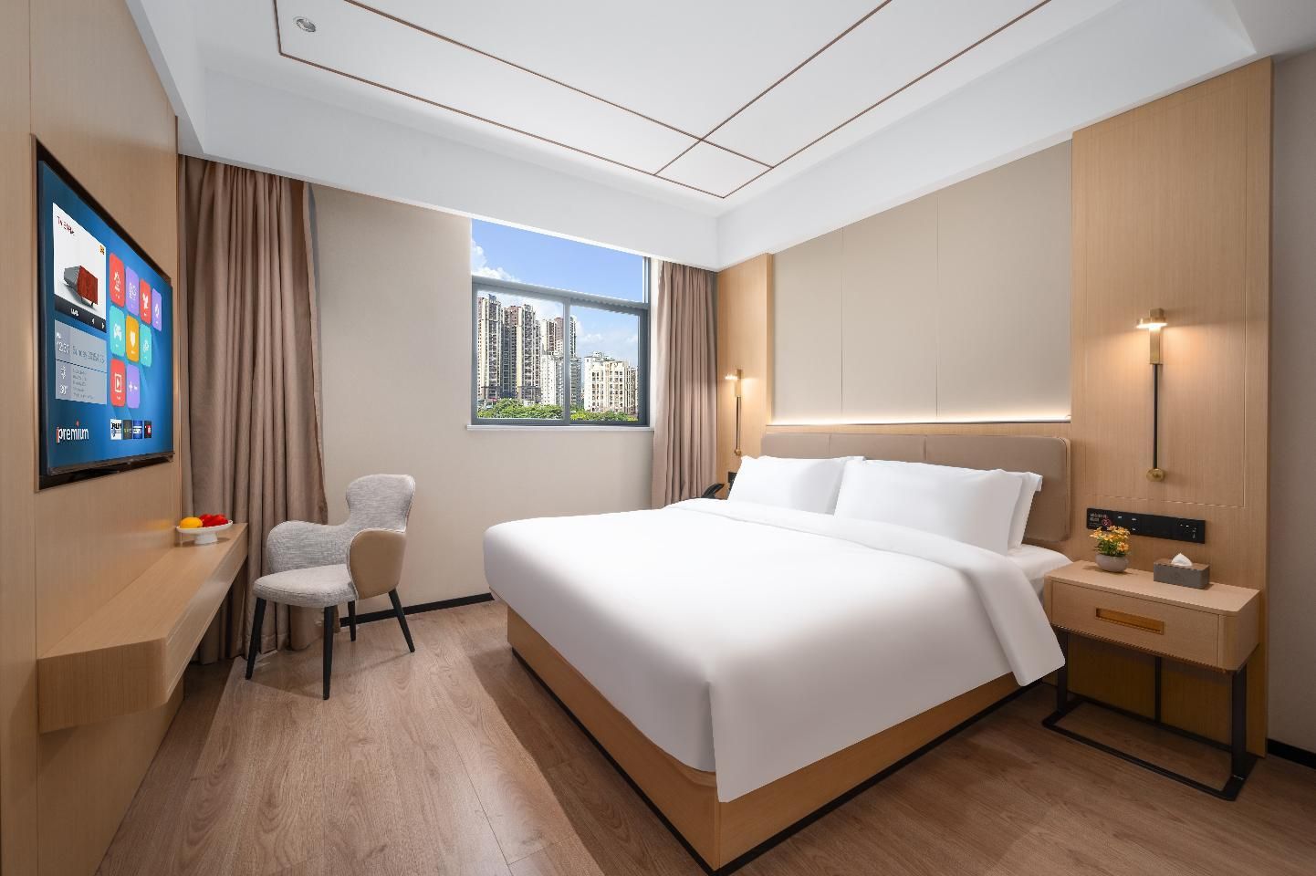 Poltton International Service Apartment Huizhou Huiyang High Speed Railway Station Xinghe COCO Dossen - Superior Bed Room