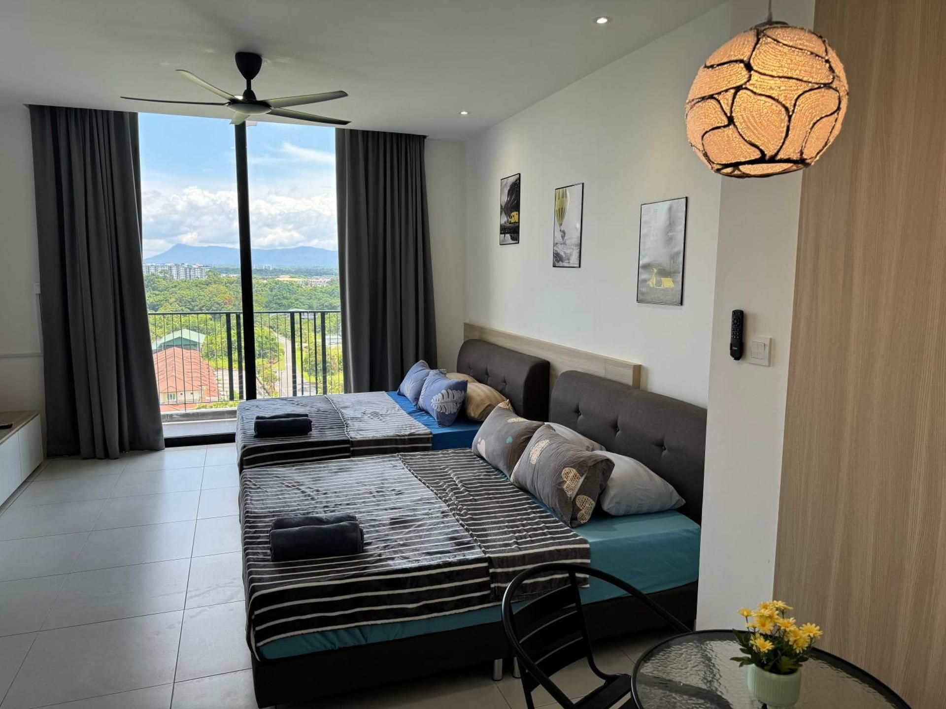 Studio with Balcony