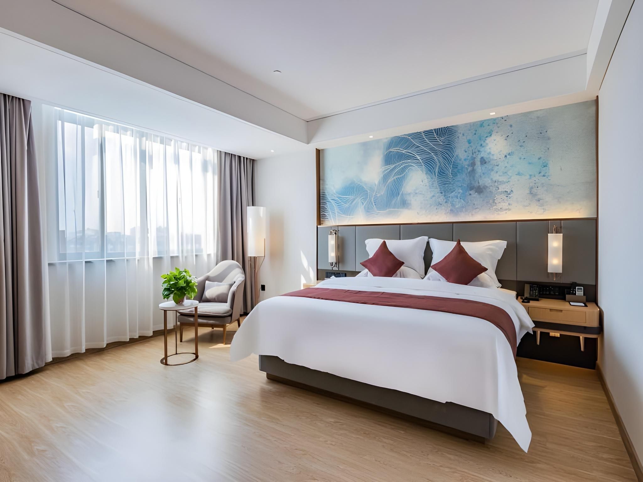 GYA Hotel Jiaxing Haiyan County Changan Nan Road Lishi Square Queen Deluxe Room