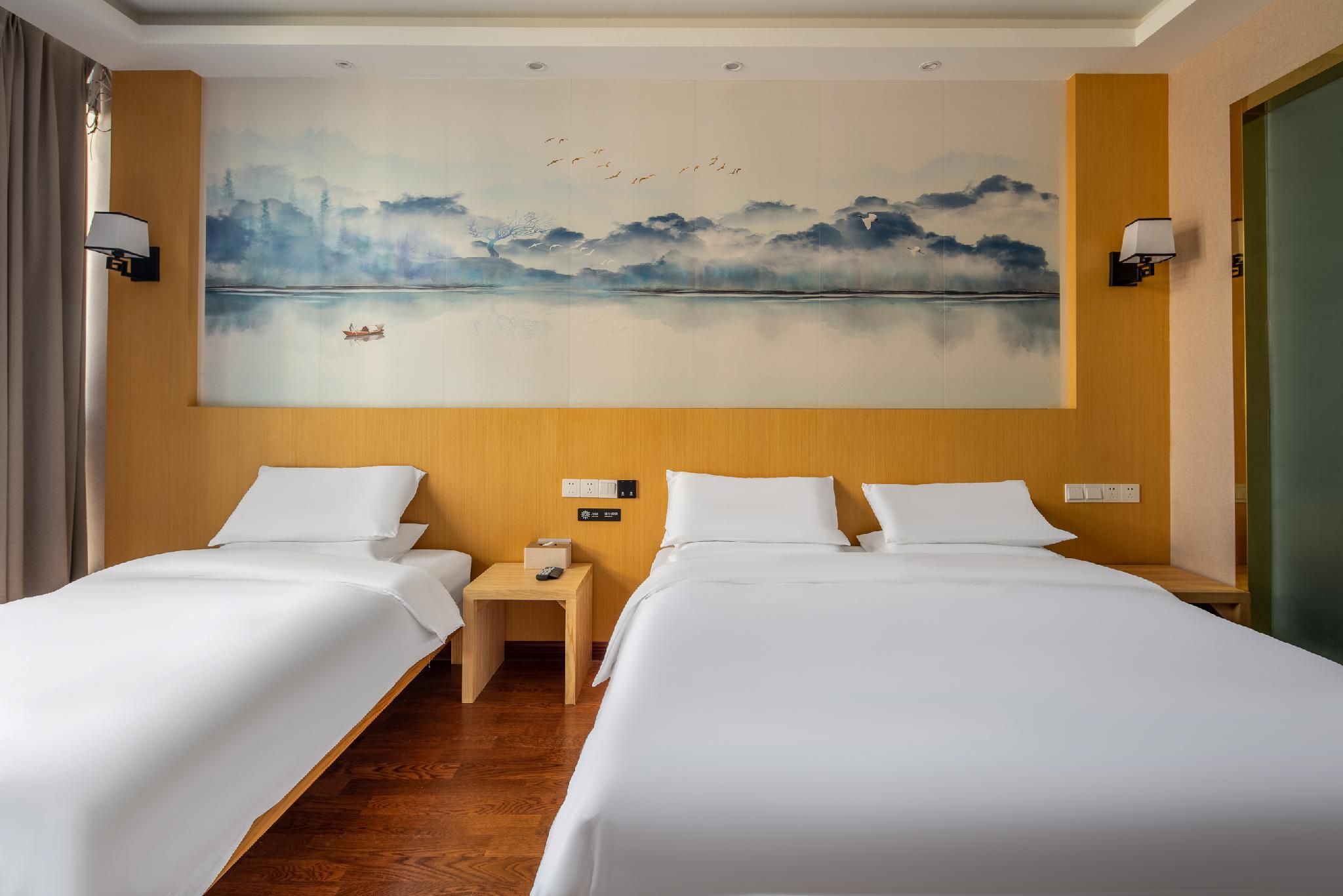 Floral Hotel  Jiaxing Meiwan Boutique Inn  Nanhu Twin Room with 2 Single Beds and Shared Bathroom 2