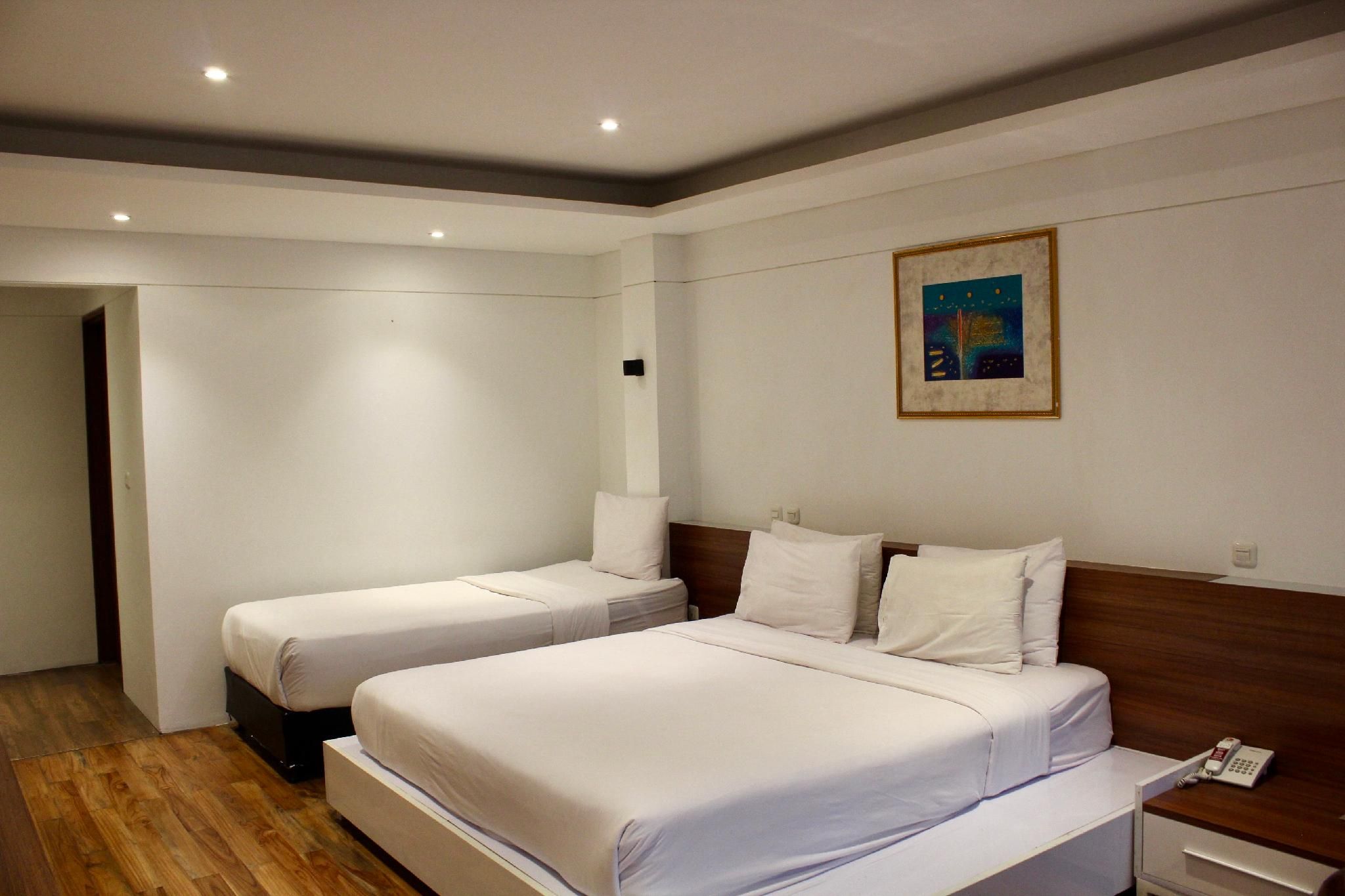 Family Room - 1 Single Bed and 1 Queen Bed