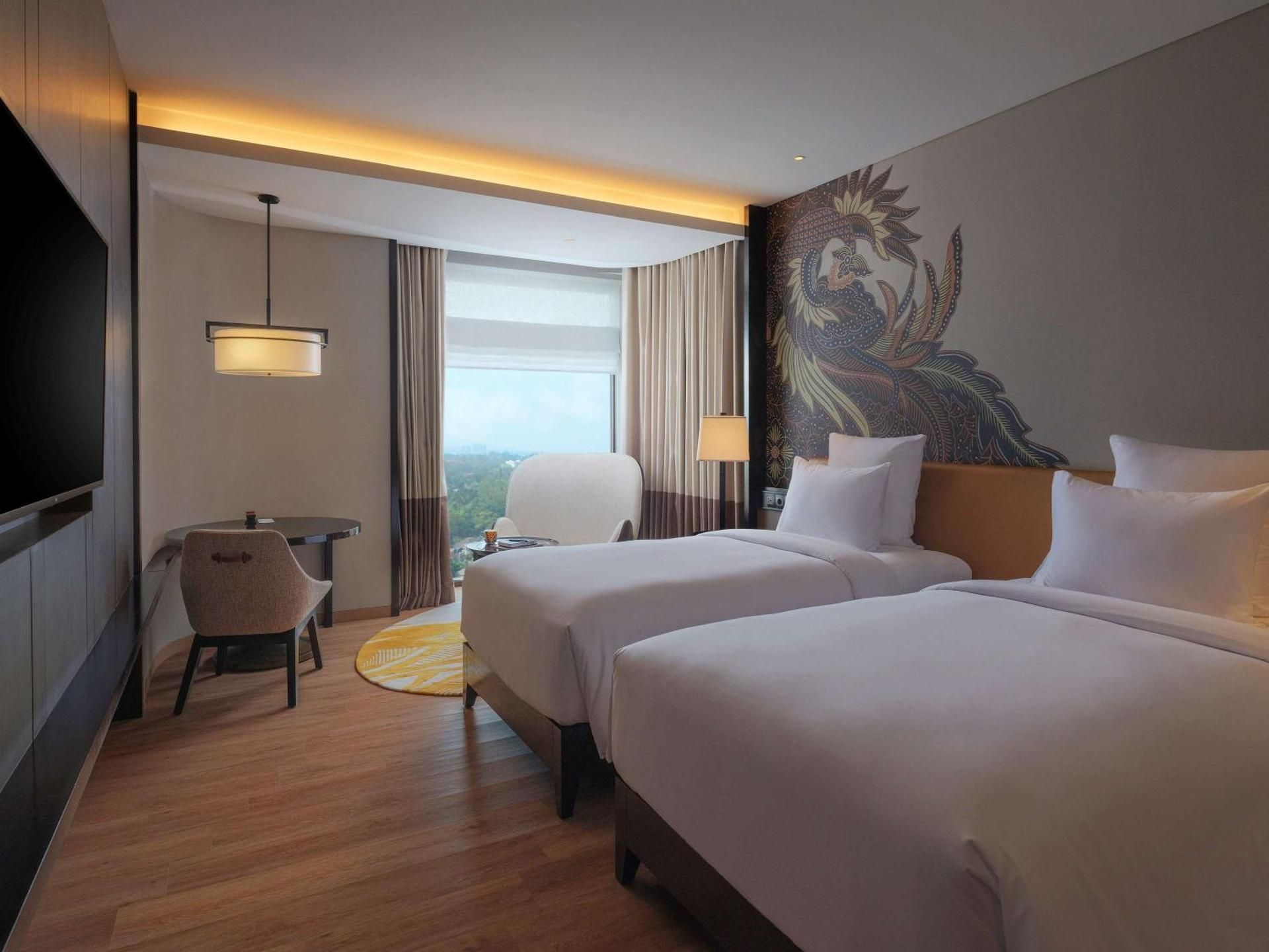 Executive room with 2 single beds