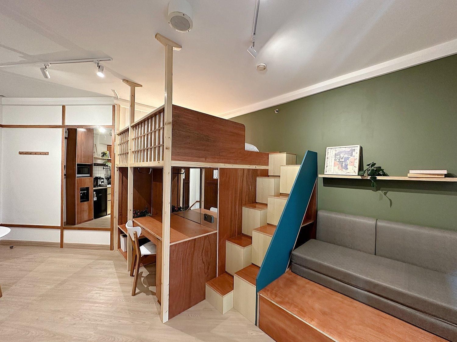 Studio with Balcony