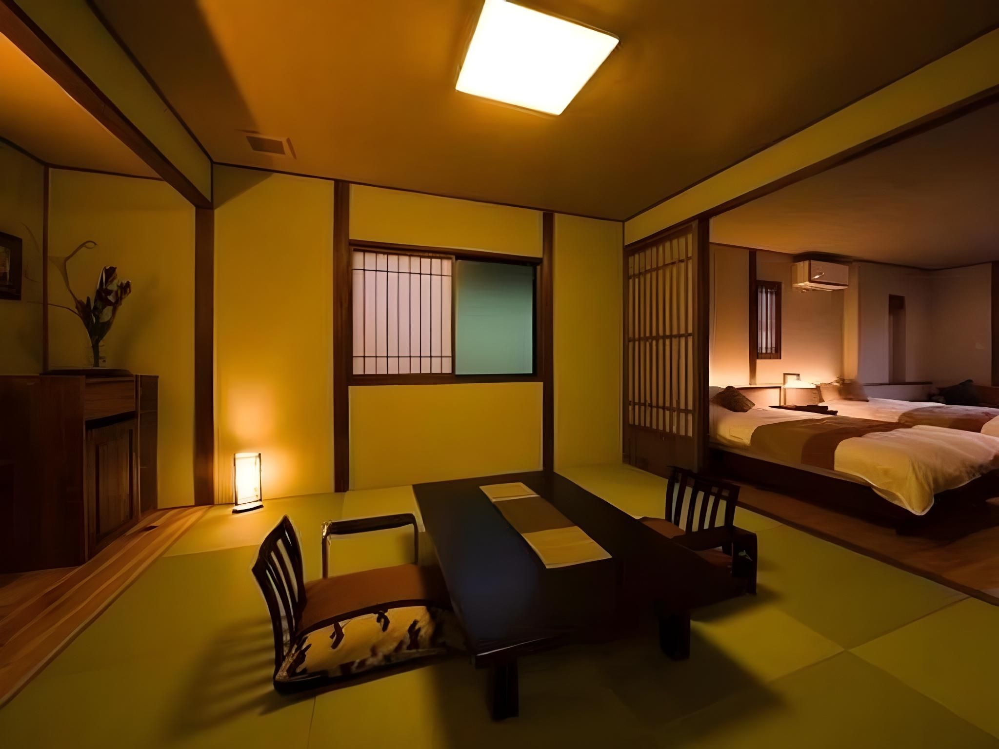 Yama No Ki Main Building Japanese-Western Style Room with Open-Air Bath