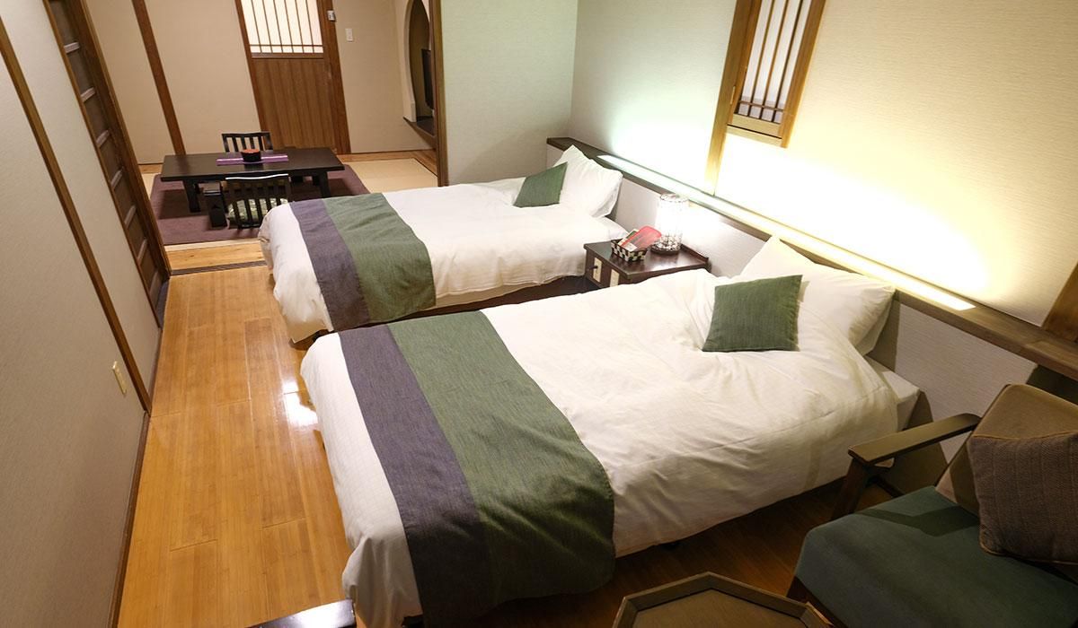 Kawa No Ki Main Building Japanese-Western Style Room with Open-Air Bath