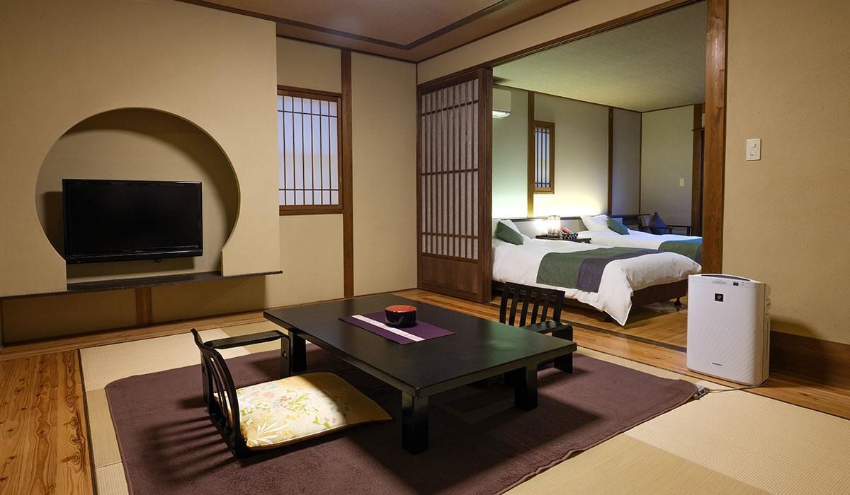 Main Building Japanese-Western Style Room with Open-Air Bath