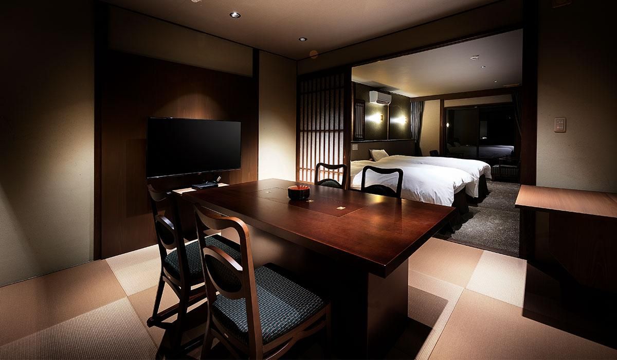 Irori Main Building Villa with Open-Air Bath - In-Room Dining Service Included