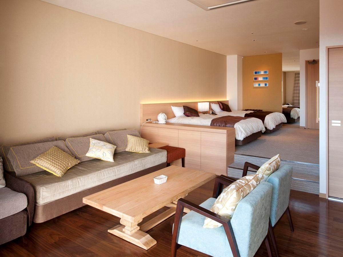 Ocean View Top Floor Open-Air Natural Hot Spring Bath-Premium Twin Room