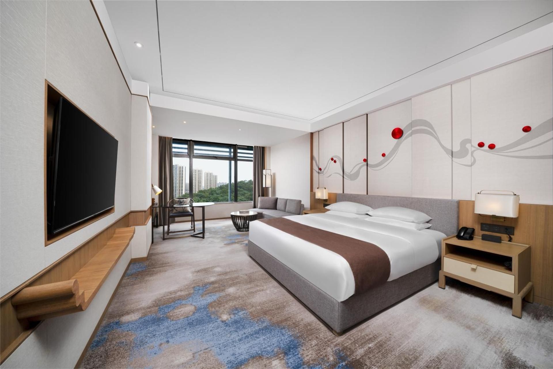 1 King Bed Lingnan Style Room Non-Smoking