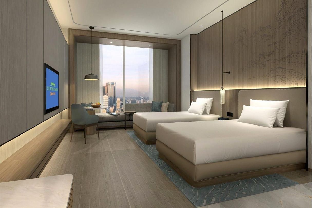 Superior, Guest room, 2 Double, City view