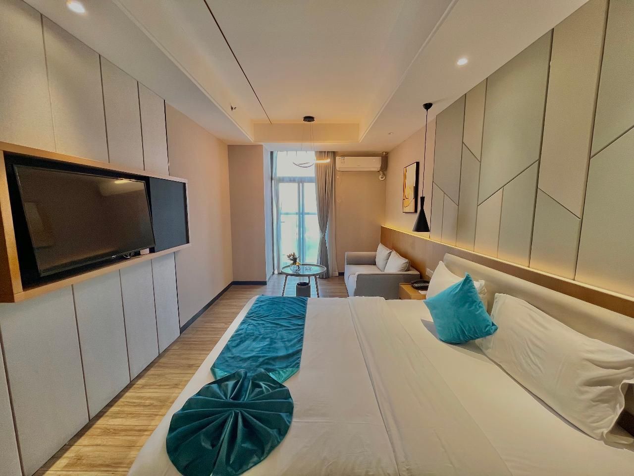 Poltton International Service Apartment Foshan Yintian Plaza Wanhu Metro Station Dossen - Business Bed Room