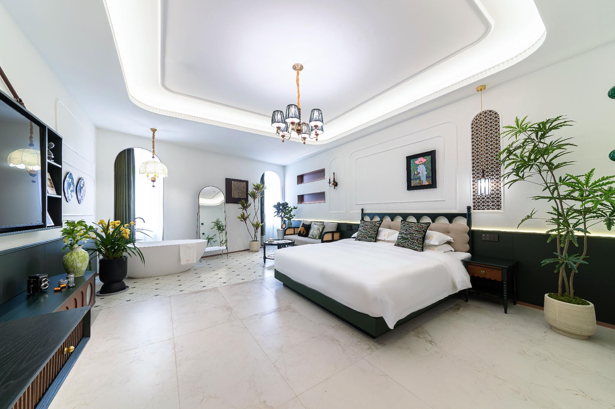 Vishan Garden Trendy Hostel 维尚花园潮宿 Suite with Bathtub