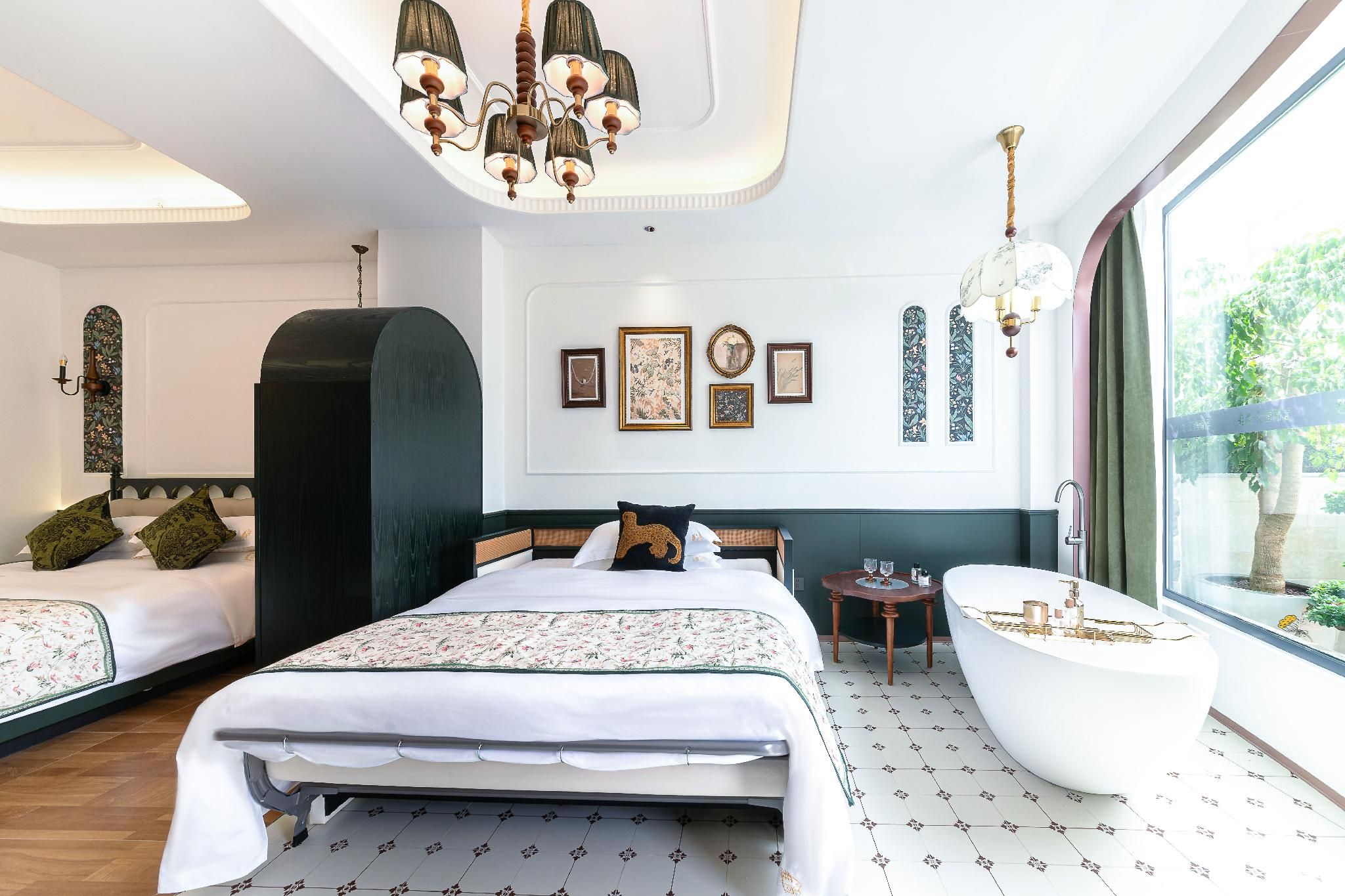 Vishan Garden Trendy Hostel 维尚花园潮宿 Garden View Terrace Room 2