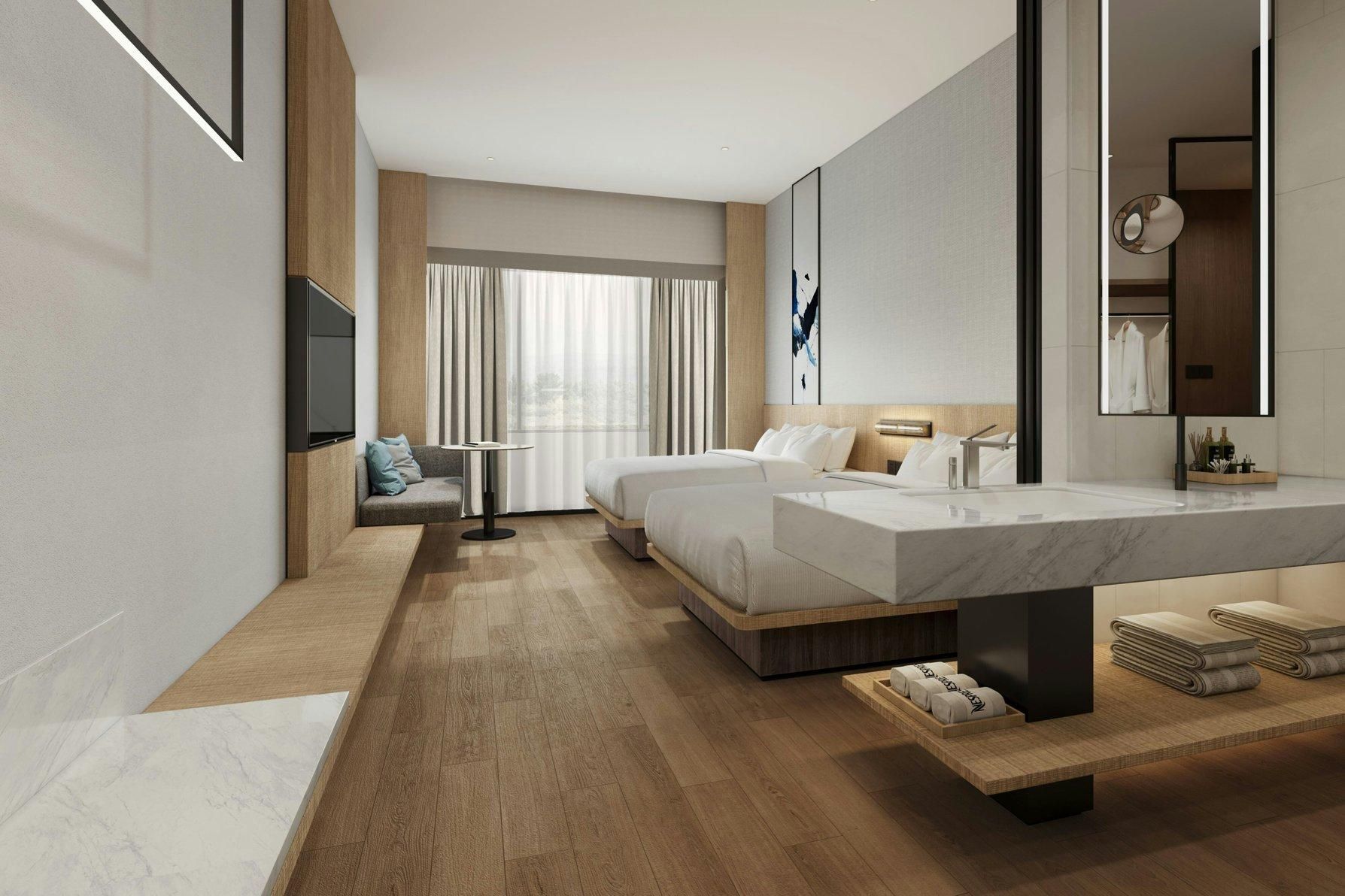 Standard Double, Guest room, 2 Double